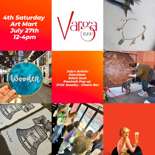 4th Saturday Art Mart at Varga Bar!