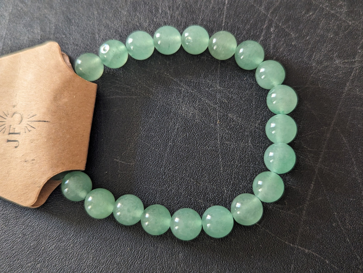 Pulsera de aventurina verde (varios tamaños disponibles)