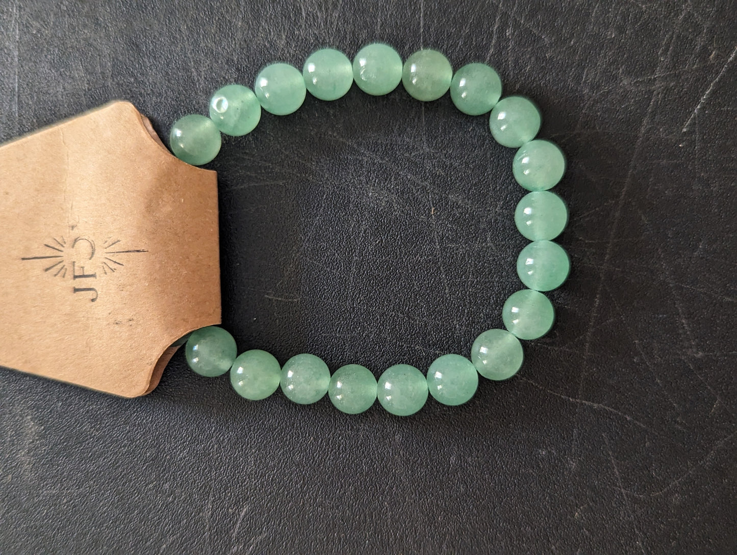 Pulsera de aventurina verde (varios tamaños disponibles)