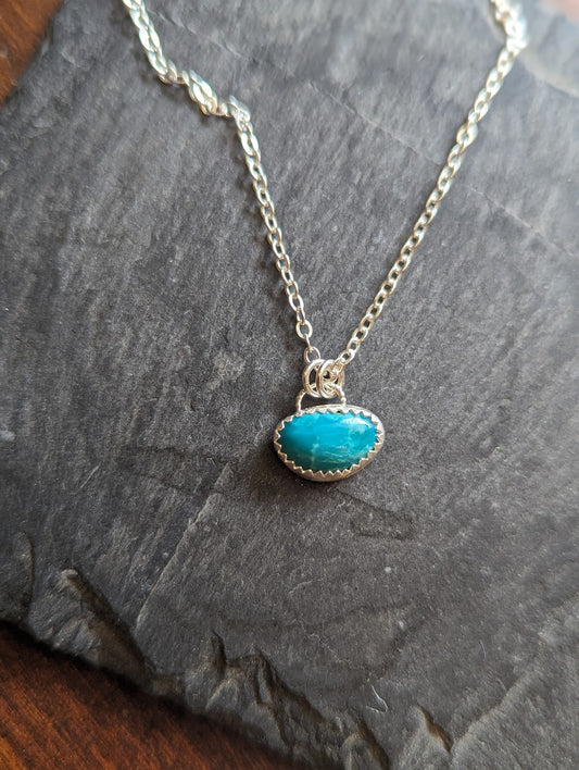Morenci Turquoise on Sterling Silver