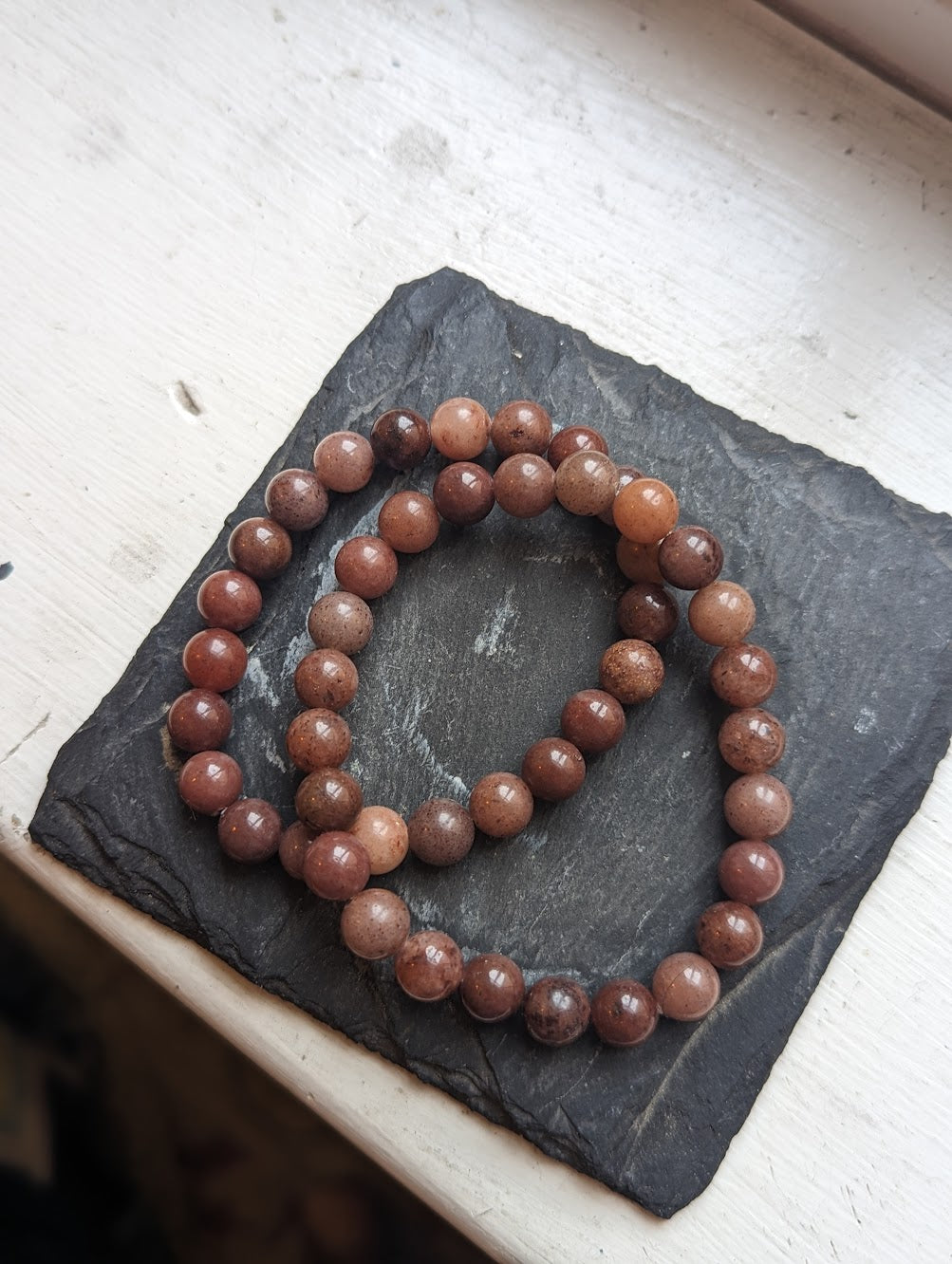 Pulsera de aventurina morada (varios tamaños disponibles) *Estilo retirado*