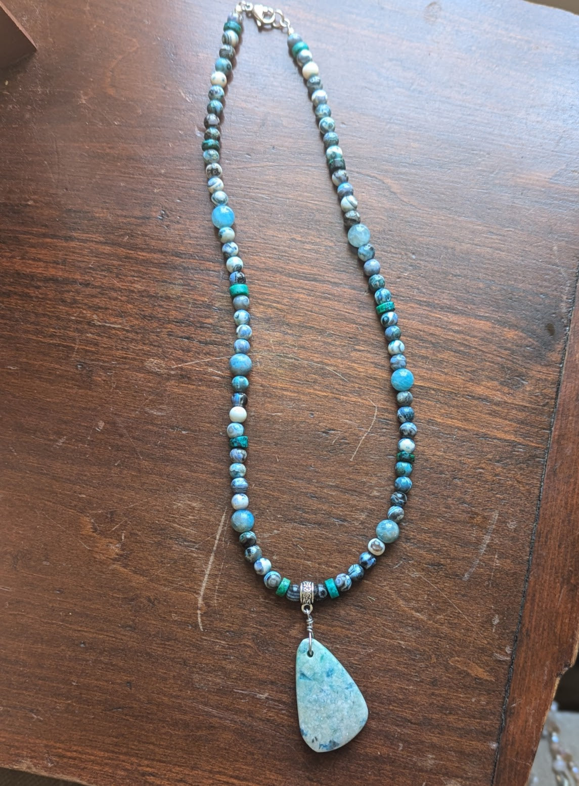 Stormy Seas Beaded Necklace
