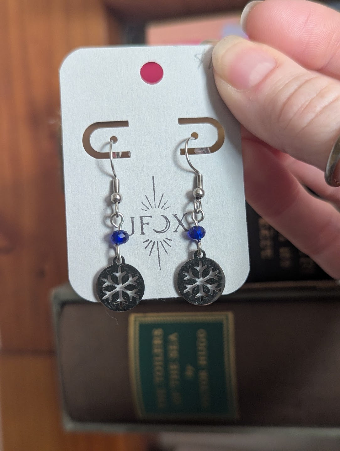 Silver Snowflake Earrings