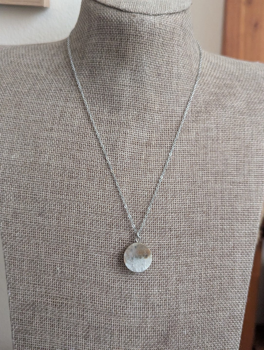 Amethyst Round Silver Pendant (Various Styles Available)