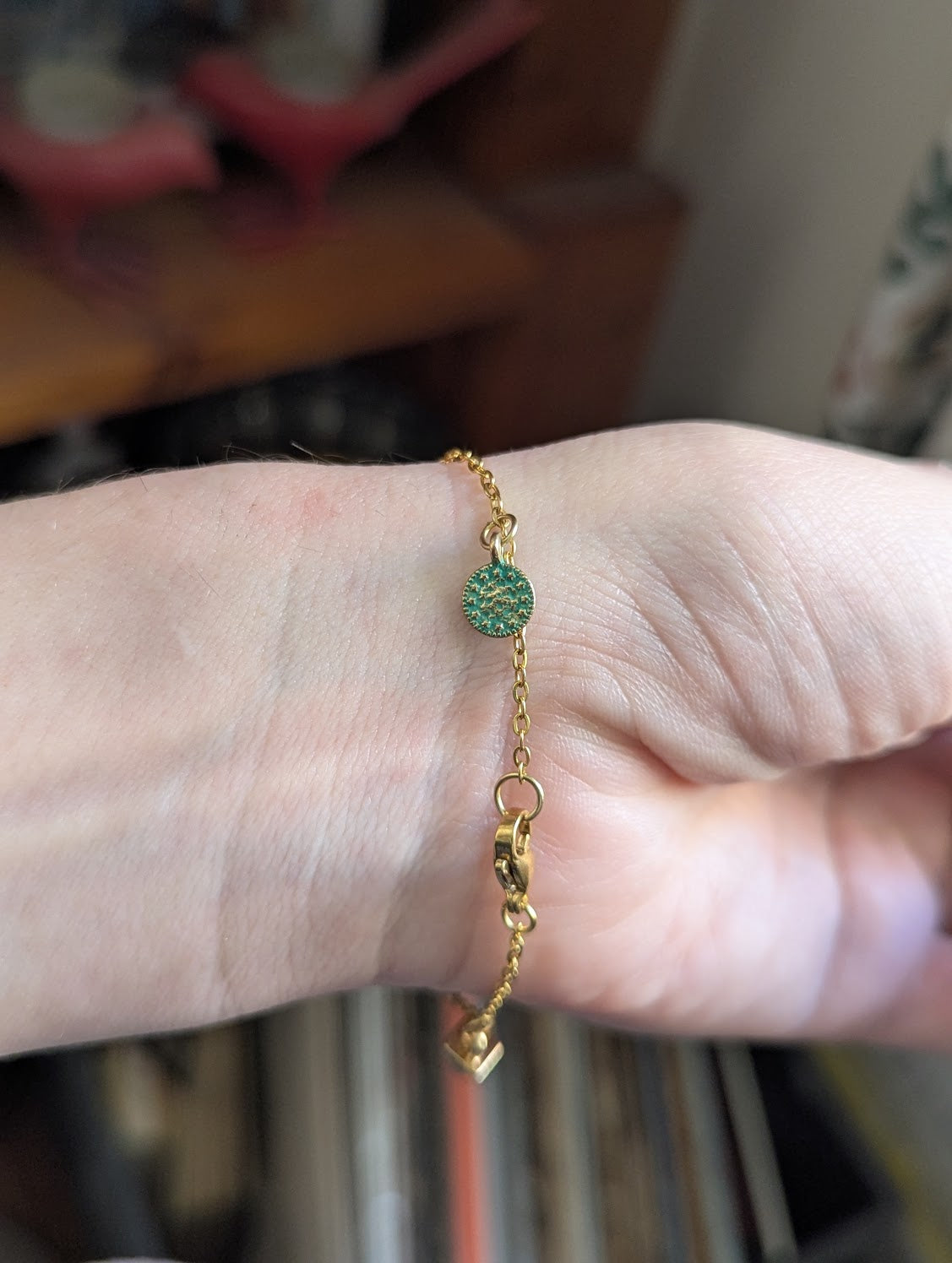 Dainty Mixed Gold Charm Bracelet