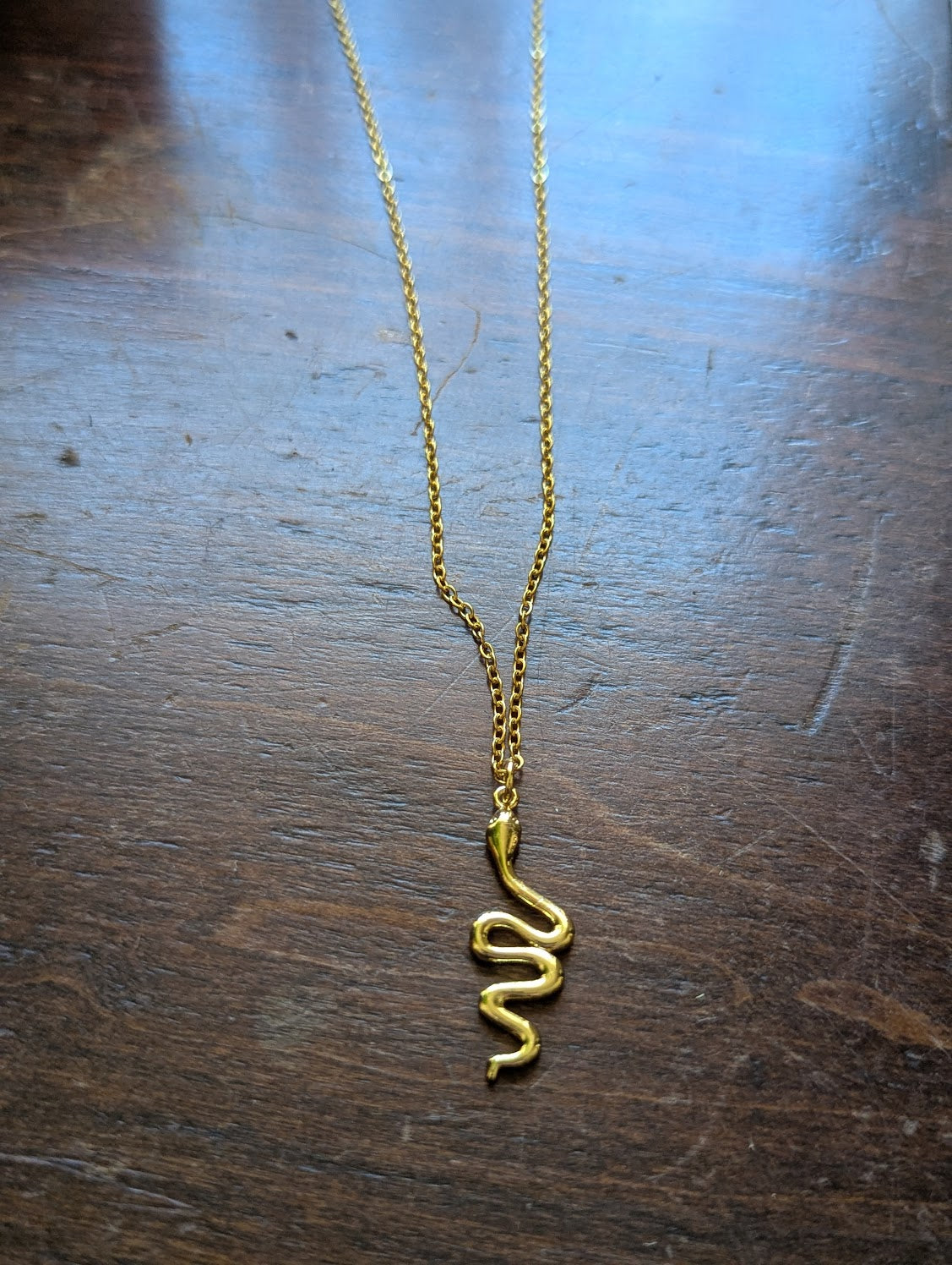 Snake Gold Necklace