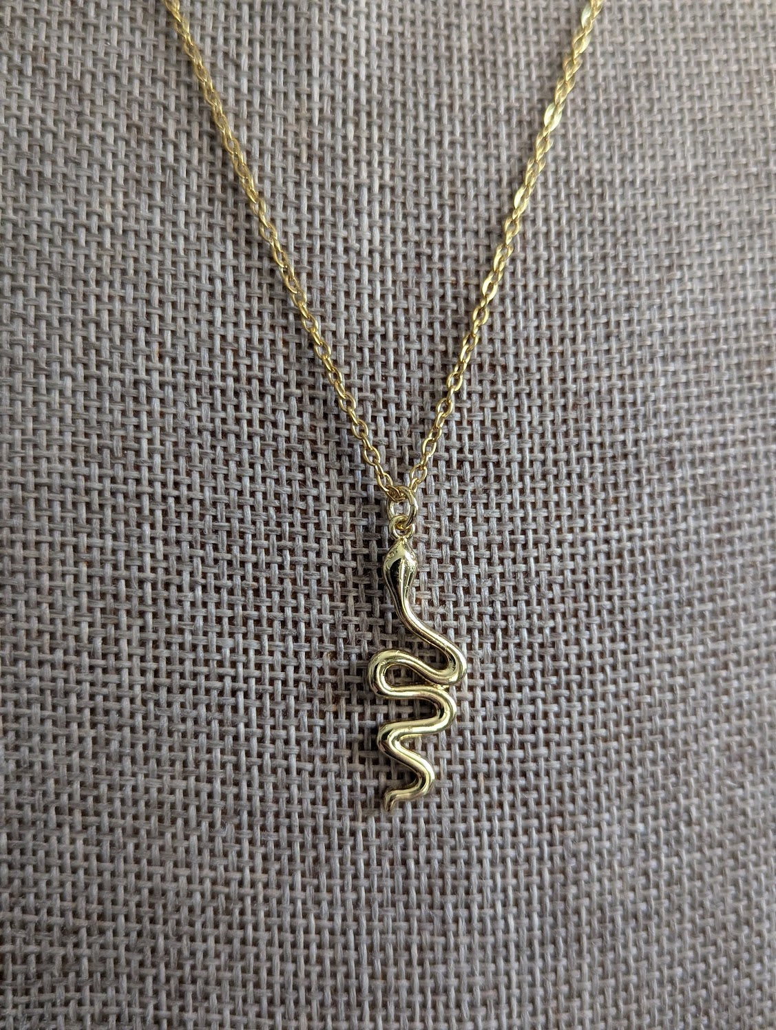 Snake Gold Necklace