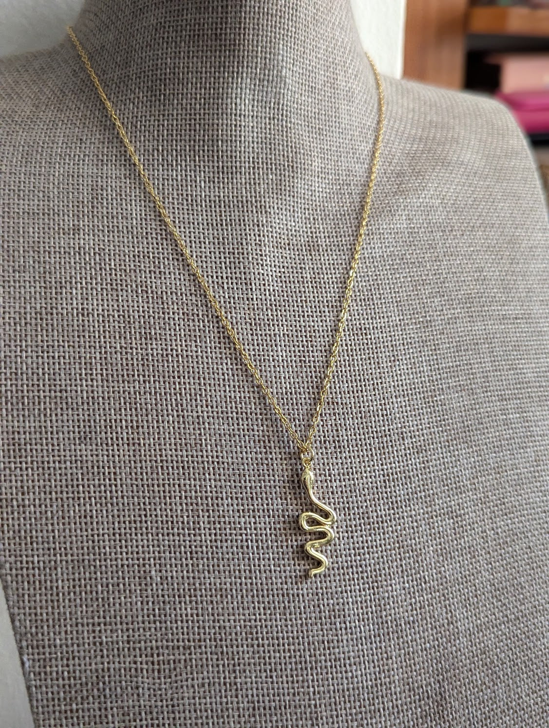 Snake Gold Necklace