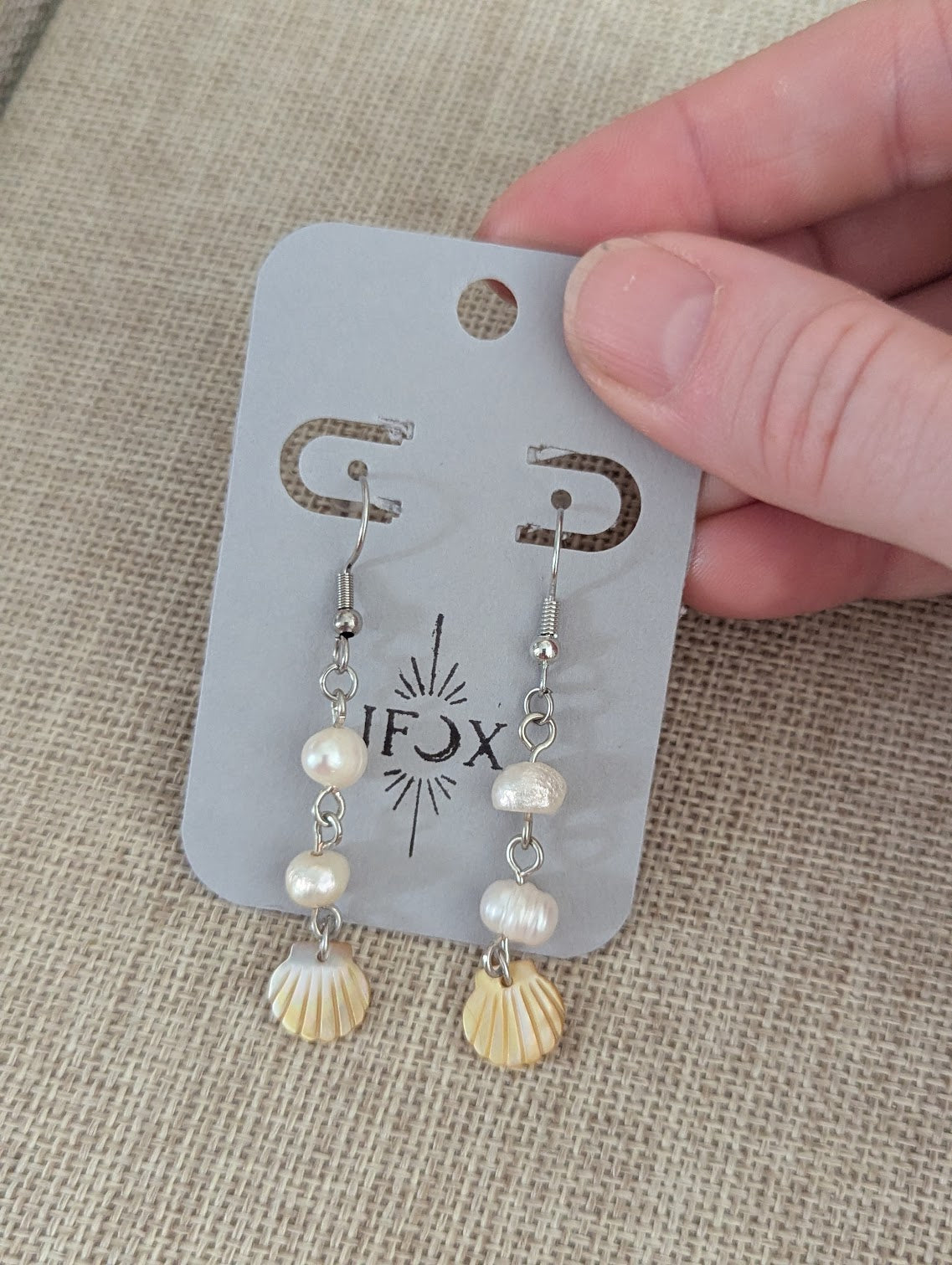 Freshwater Pearls and Mother of Pearl Shell Drops