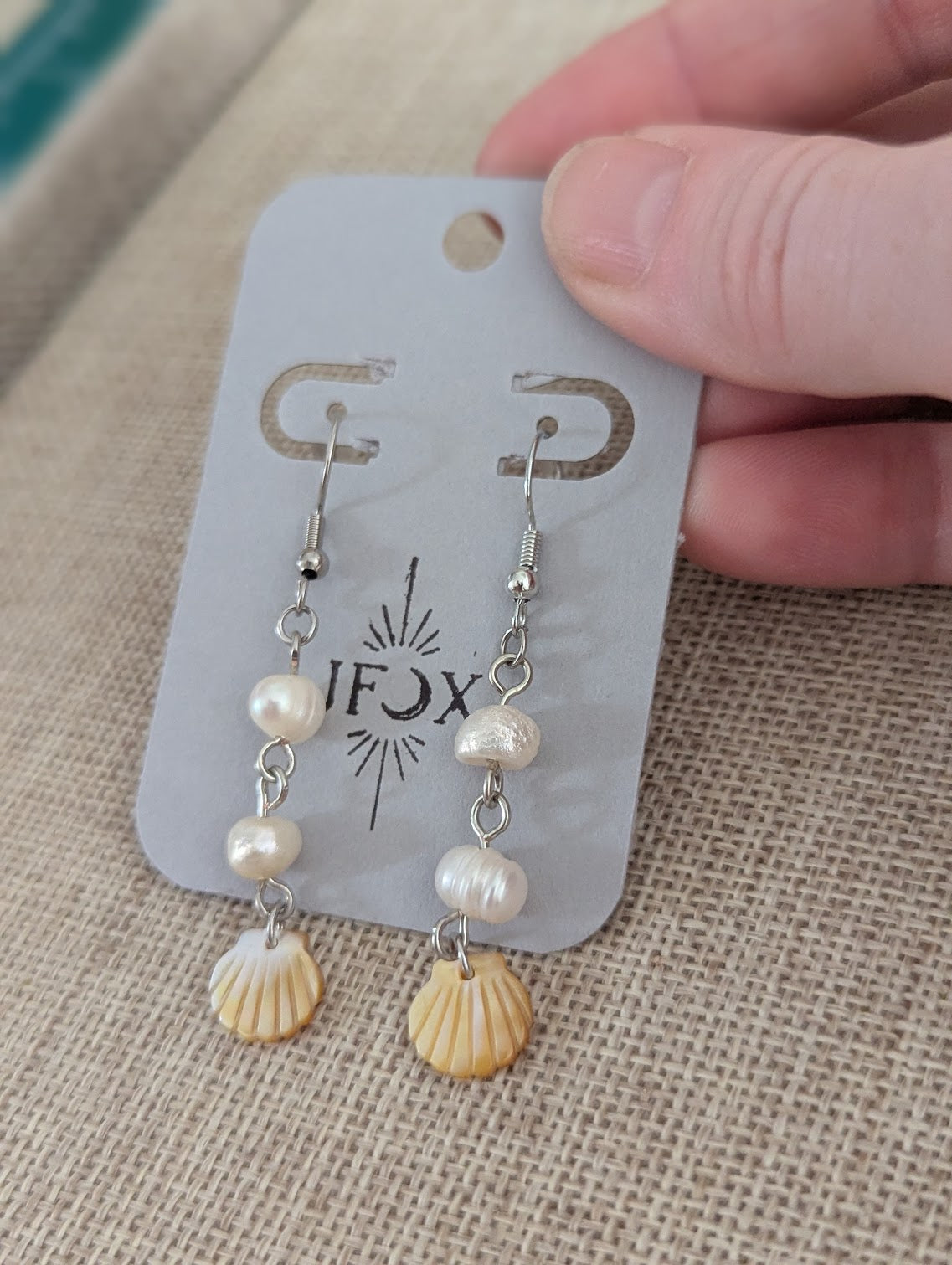 Freshwater Pearls and Mother of Pearl Shell Drops