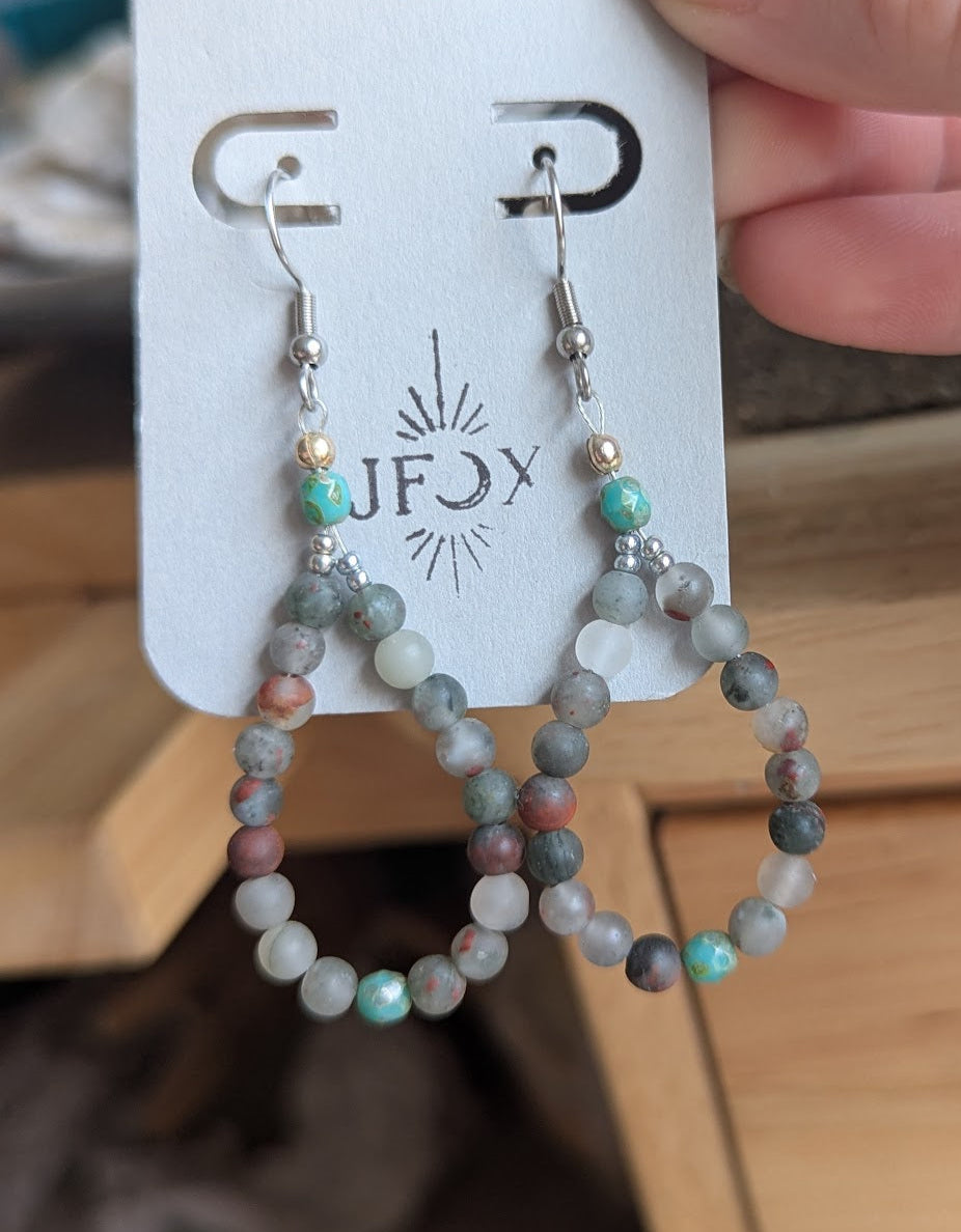 Bloodstone and Chrysoprase Loops
