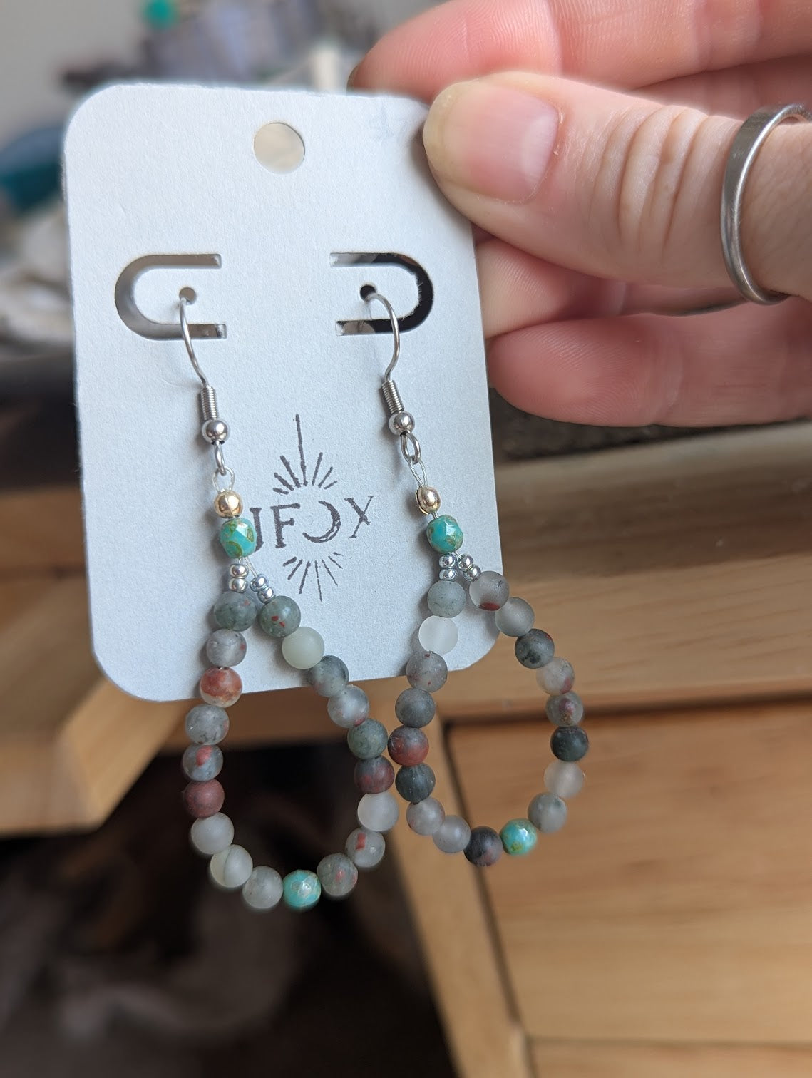 Bloodstone and Chrysoprase Loops