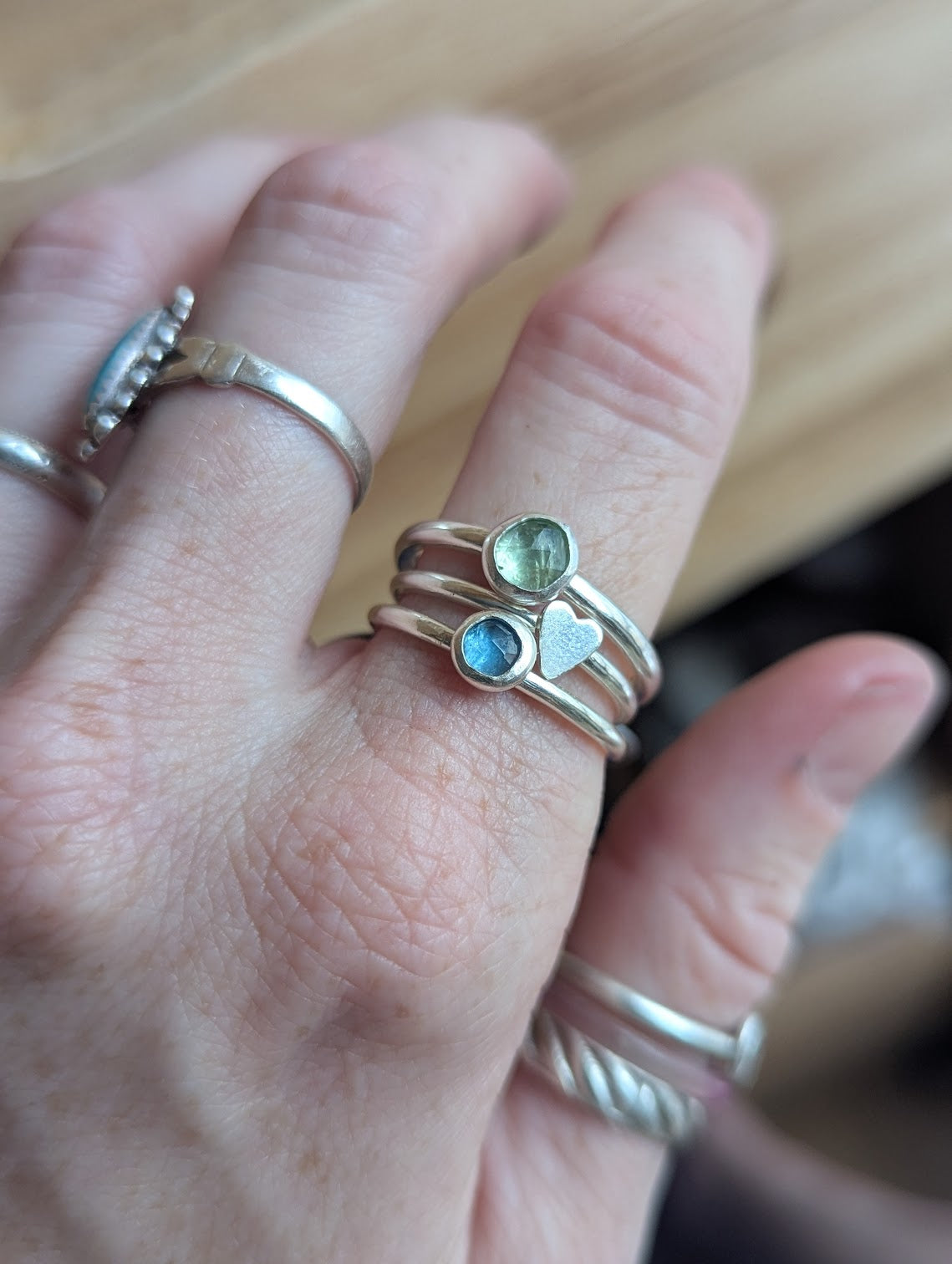 Sterling Silver Heart Ring (Made To Order)