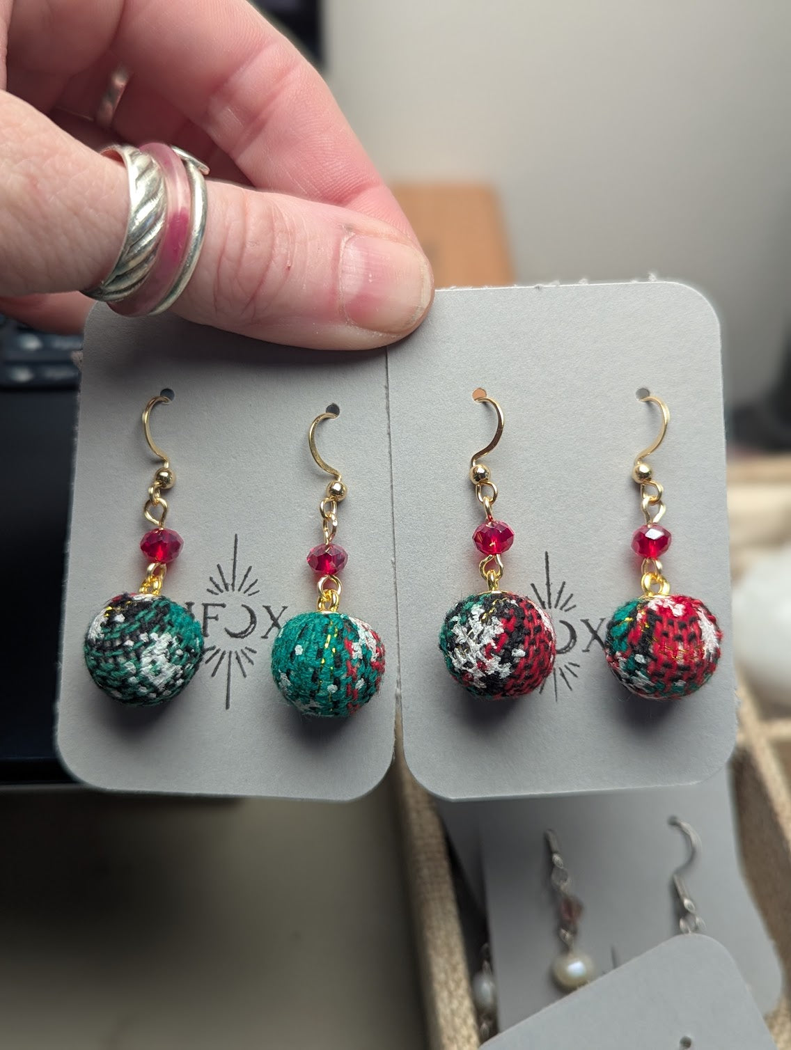Festive Holiday Ornament Earrings