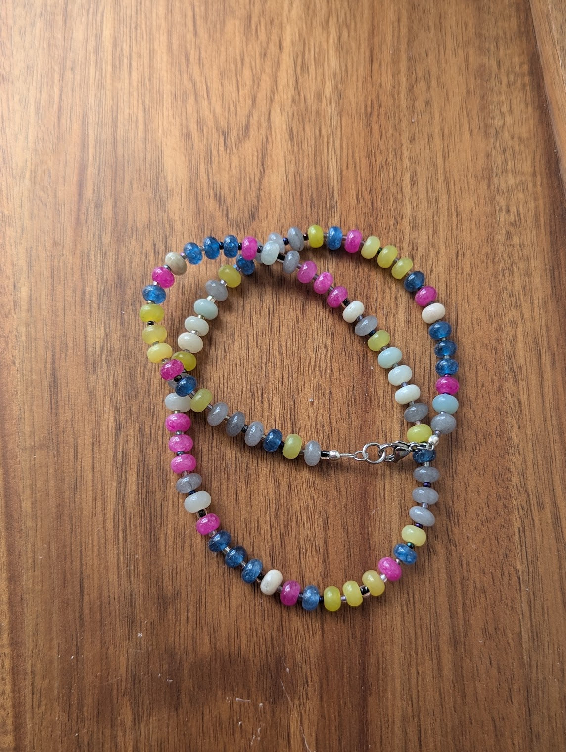 Bright Gemmy Beaded Necklace
