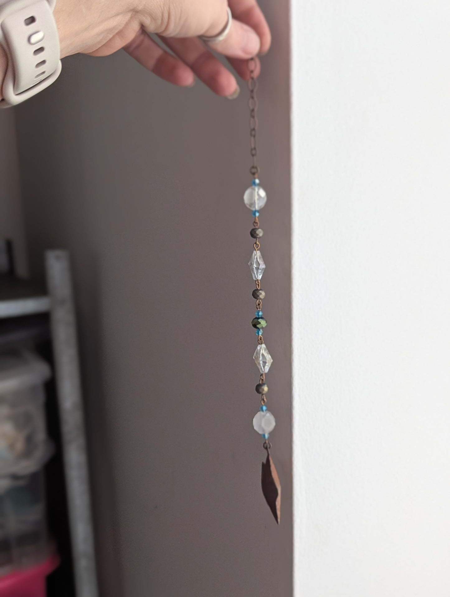 Rustic Star Metal Bell Suncatcher