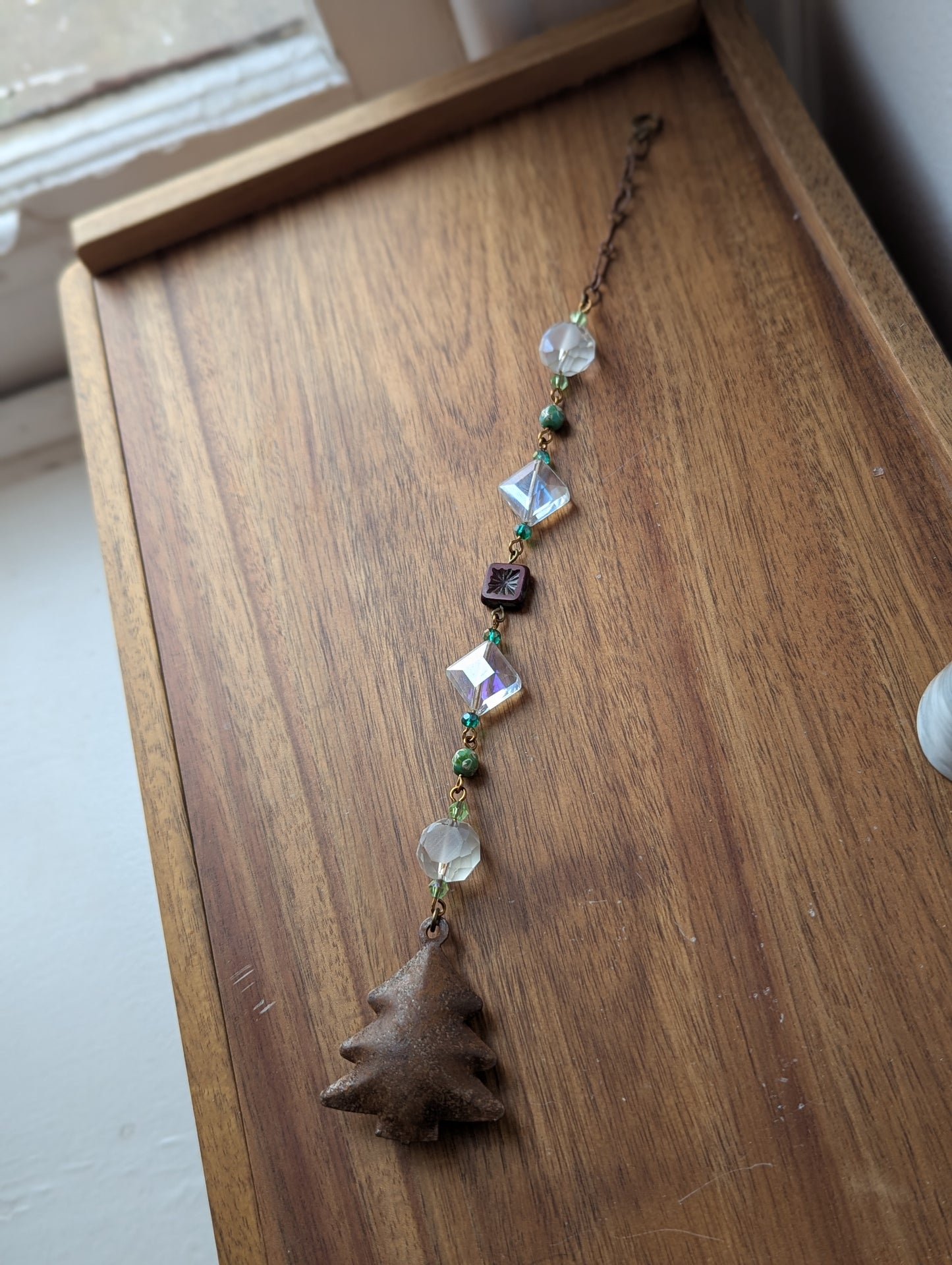Rustic Tree Metal Bell Suncatcher