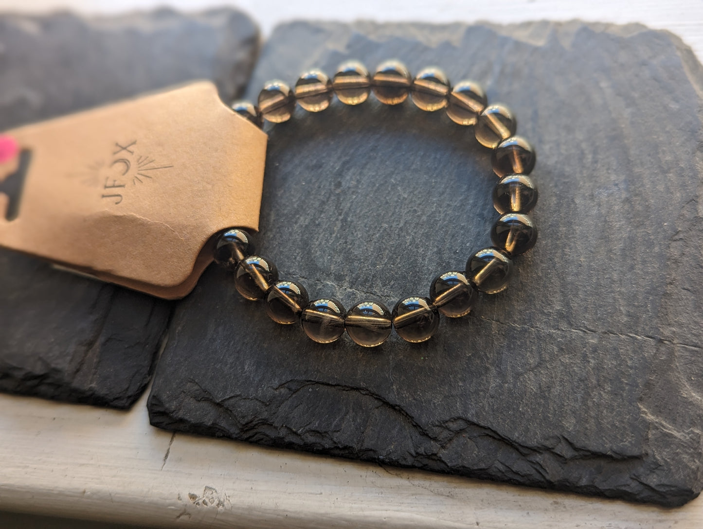 Pulseras de cuarzo ahumado (varios tamaños disponibles) *Retirado*