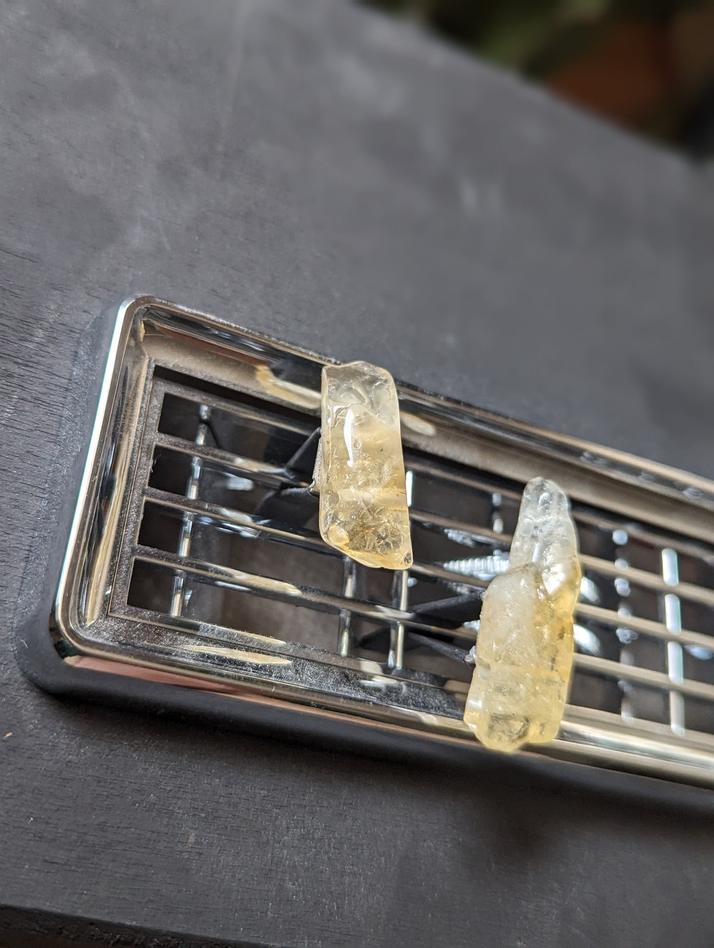 Clips de ventilación "Car-ma" de citrino