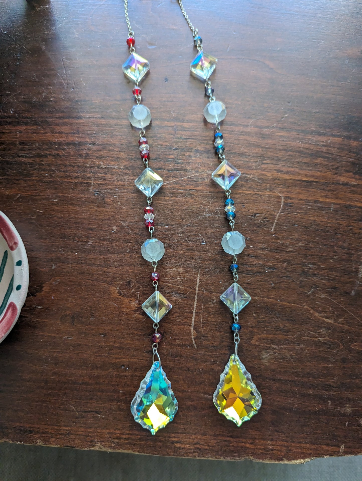 Diamond Suncatcher (Red or Blue)