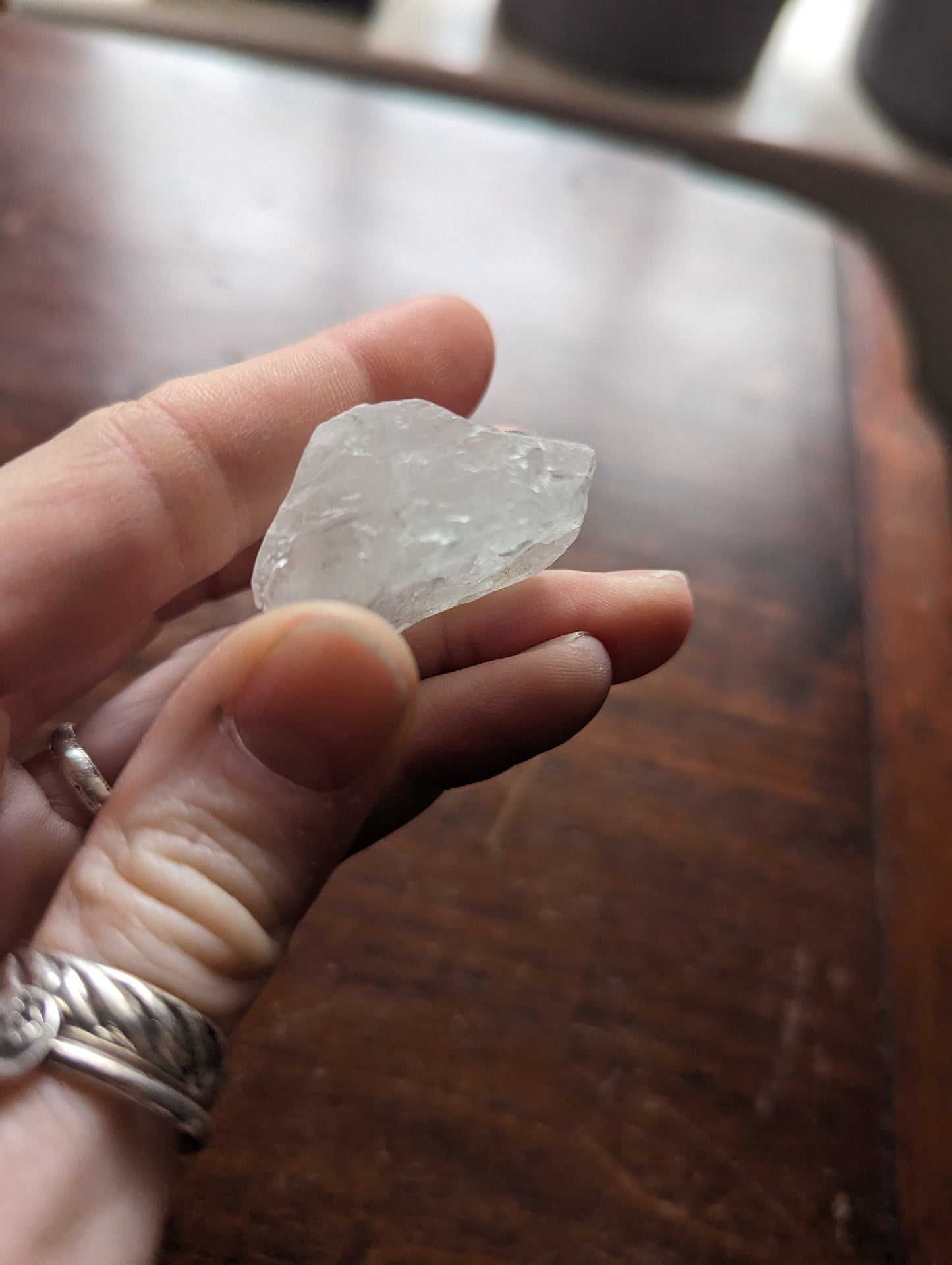 Raw Clear Quartz Piece - Randomly Selected