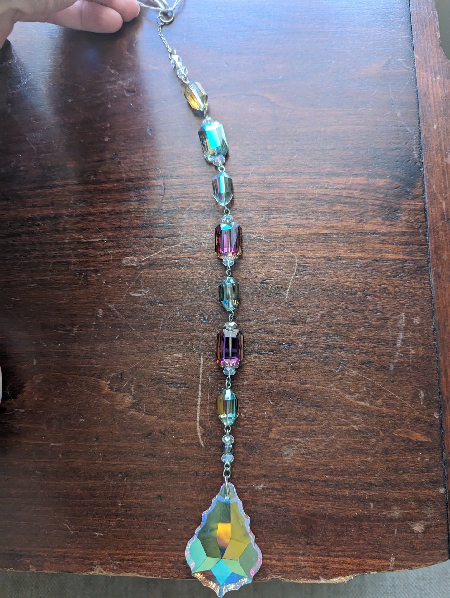Atrapasol de cristal arcoíris