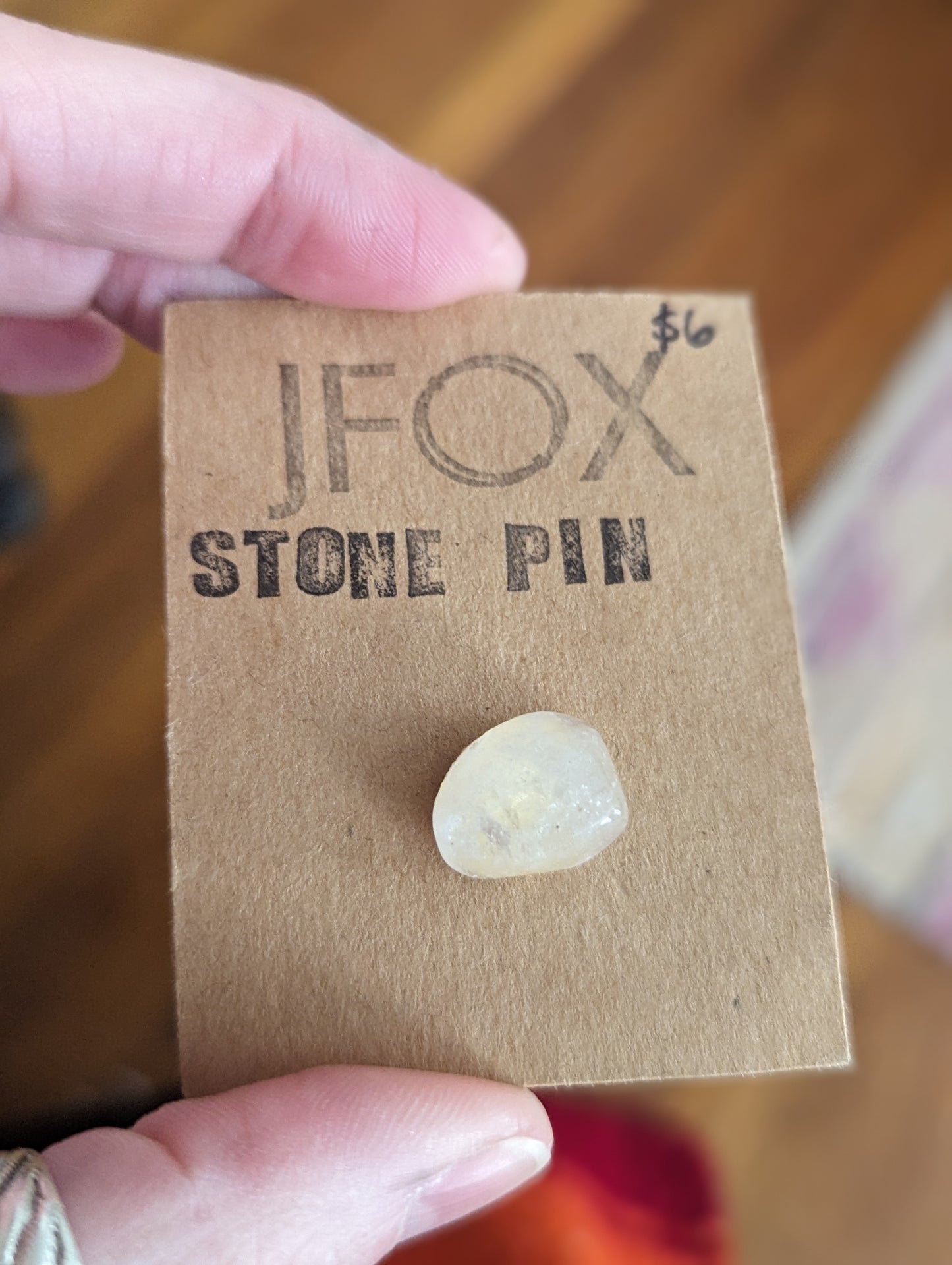 Broches de piedras preciosas (varias piedras disponibles)