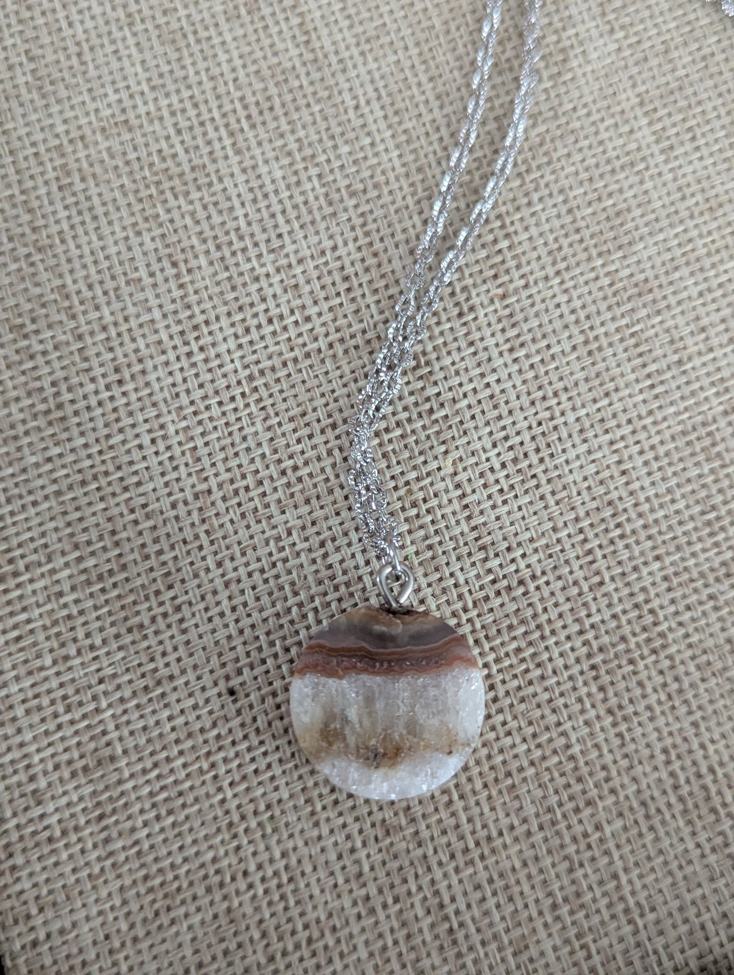 Amethyst Round Silver Pendant (Various Styles Available)
