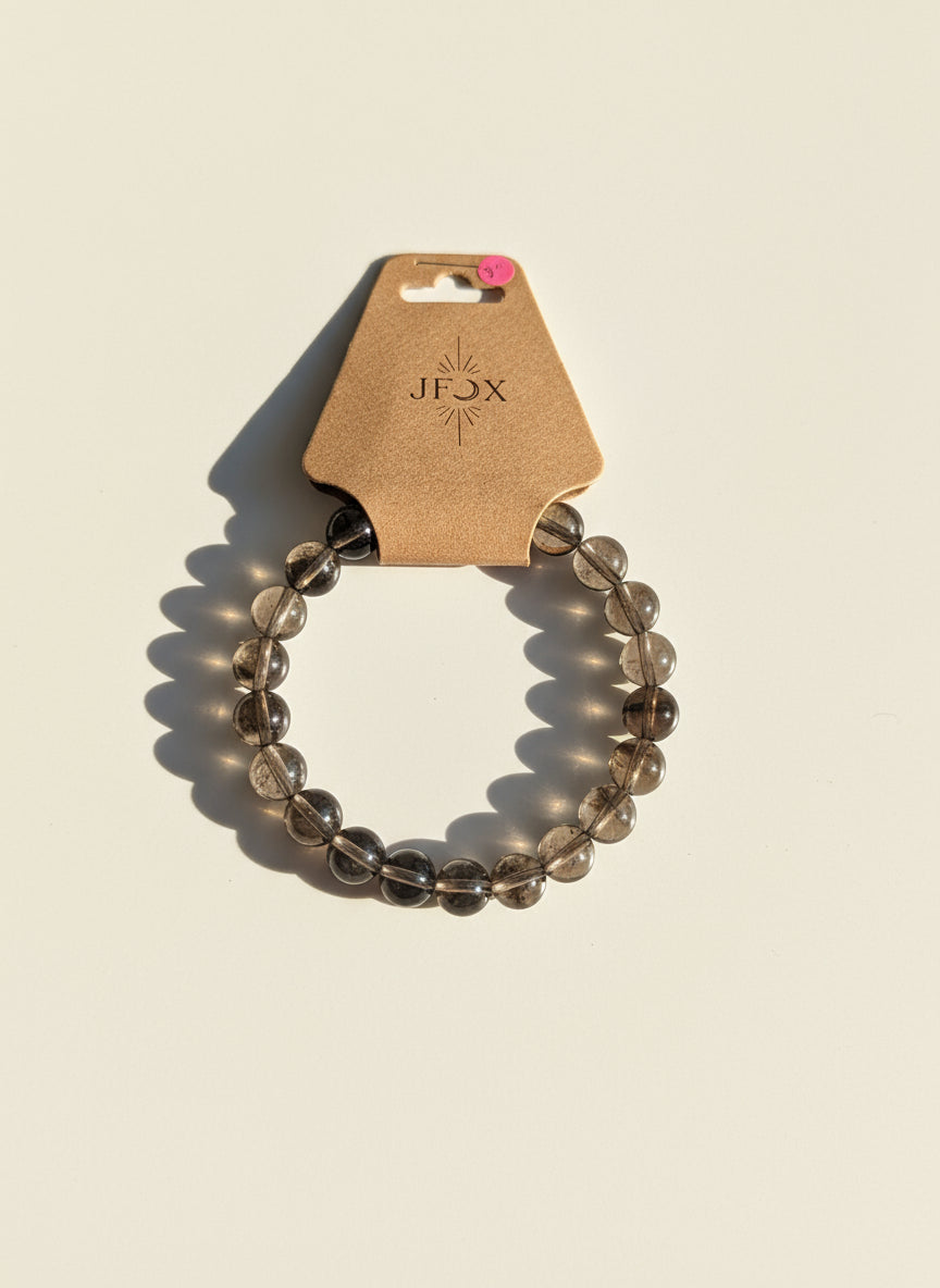 Pulseras de cuarzo ahumado (varios tamaños disponibles) *Retirado*