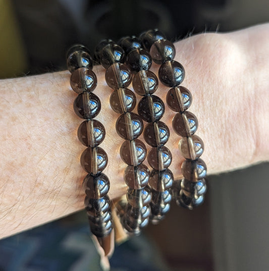 Smoky Quartz Bracelets (Various Sizes Available) *Retired*