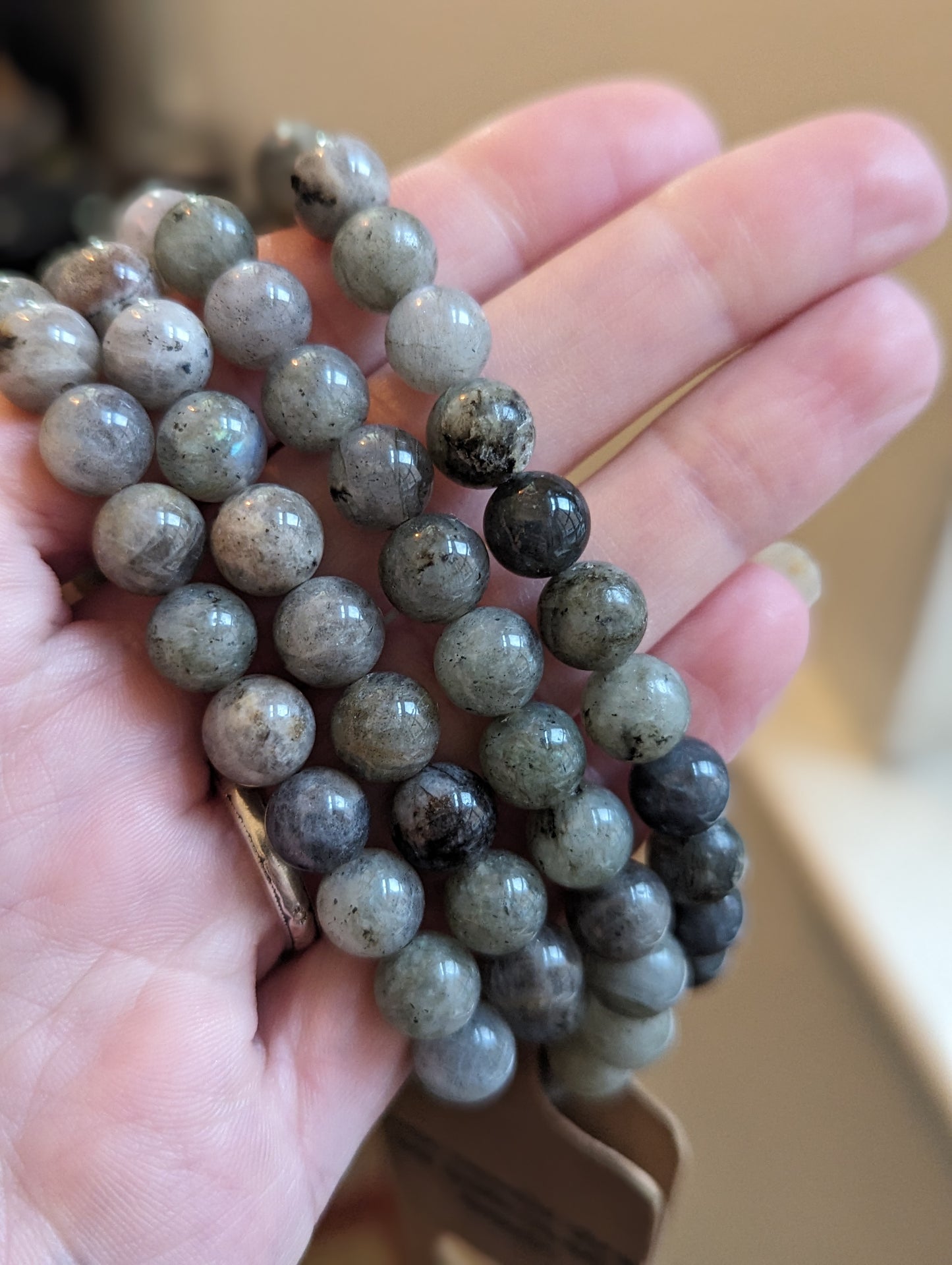 Labradorite Bracelets (Various Sizes Available)