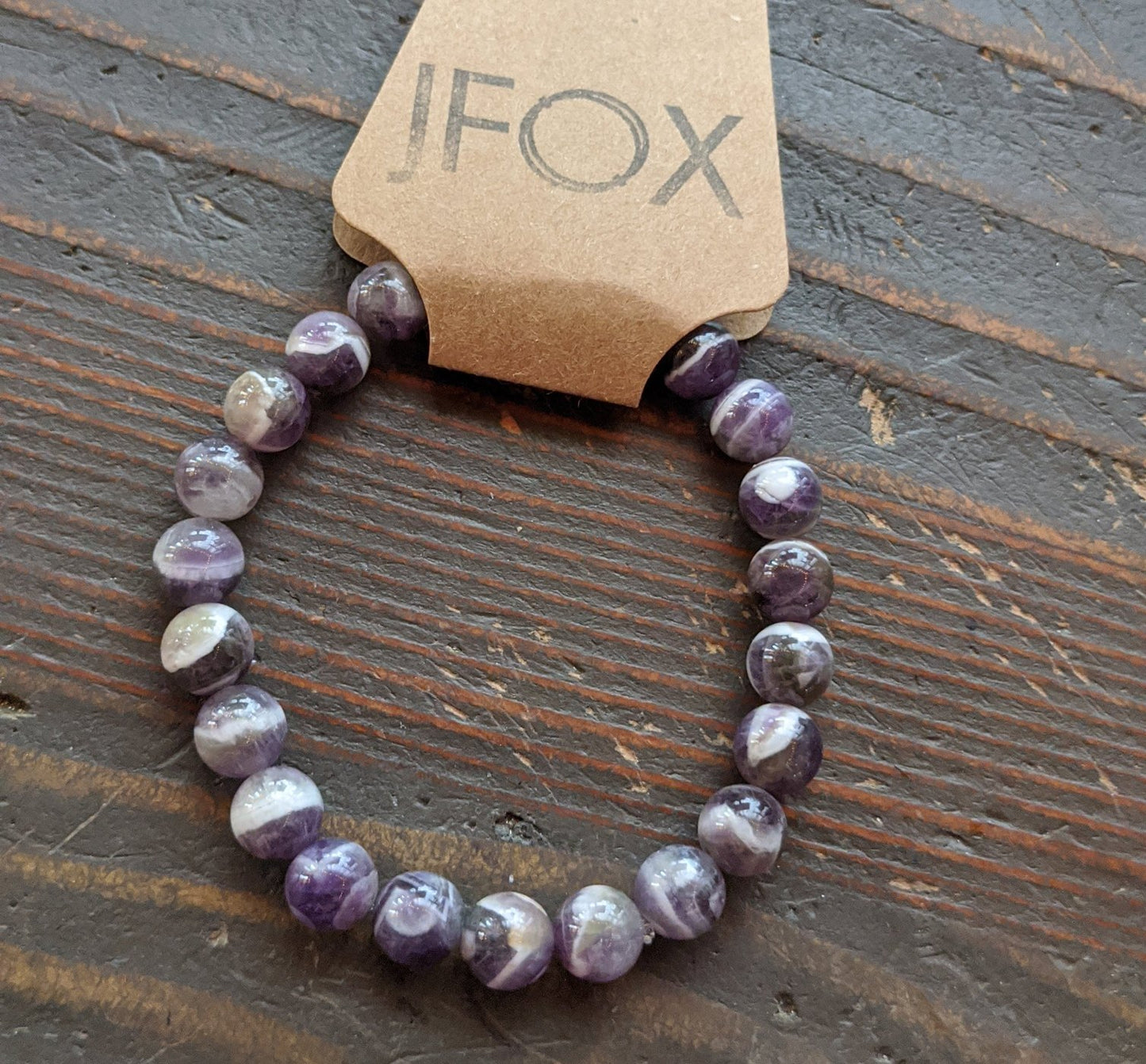 Pulsera de amatista (varios tamaños disponibles)