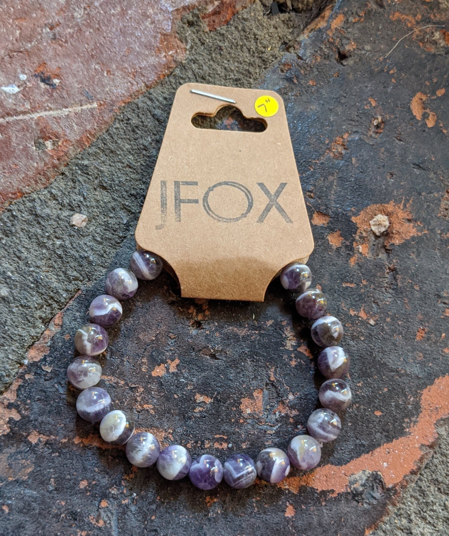 Pulsera de amatista (varios tamaños disponibles)