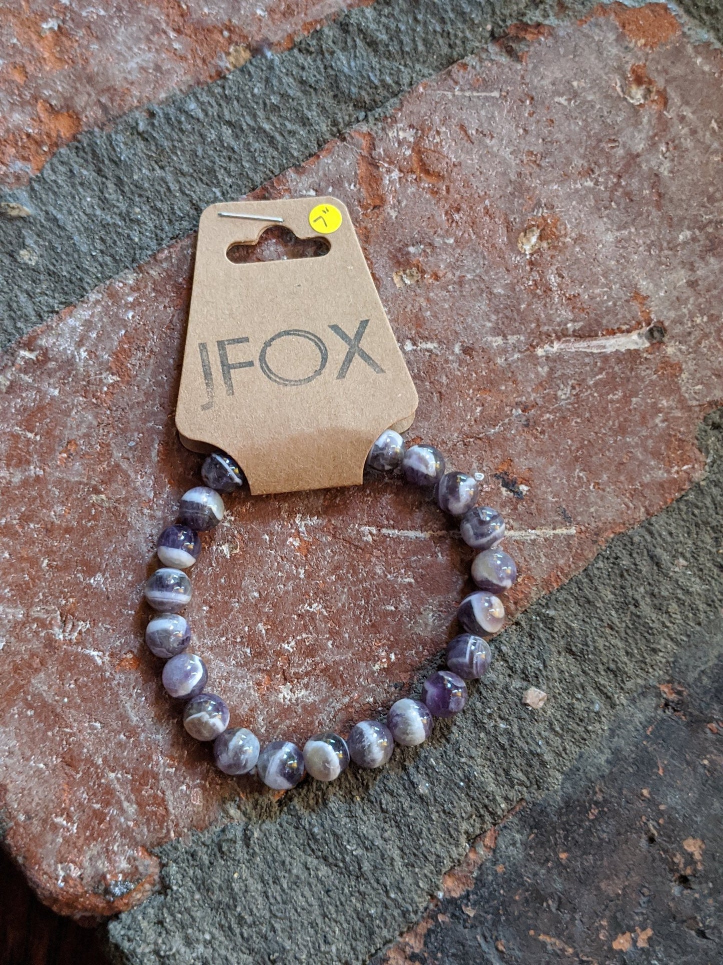 Pulsera de amatista (varios tamaños disponibles)