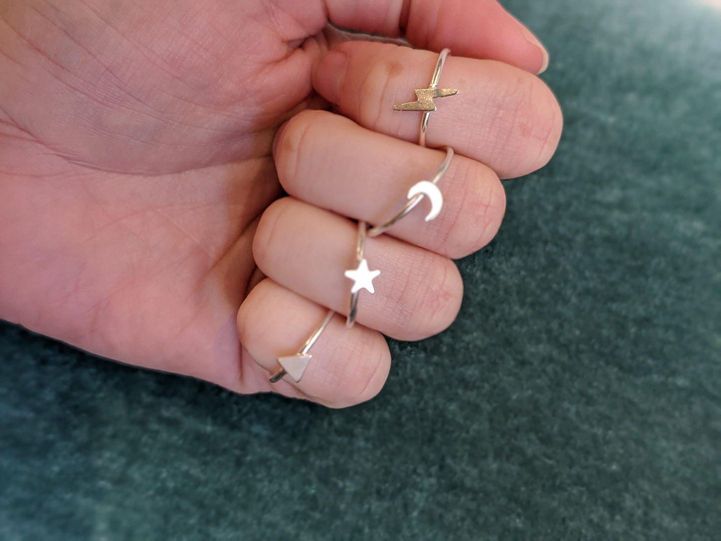Sterling Silver Star Ring