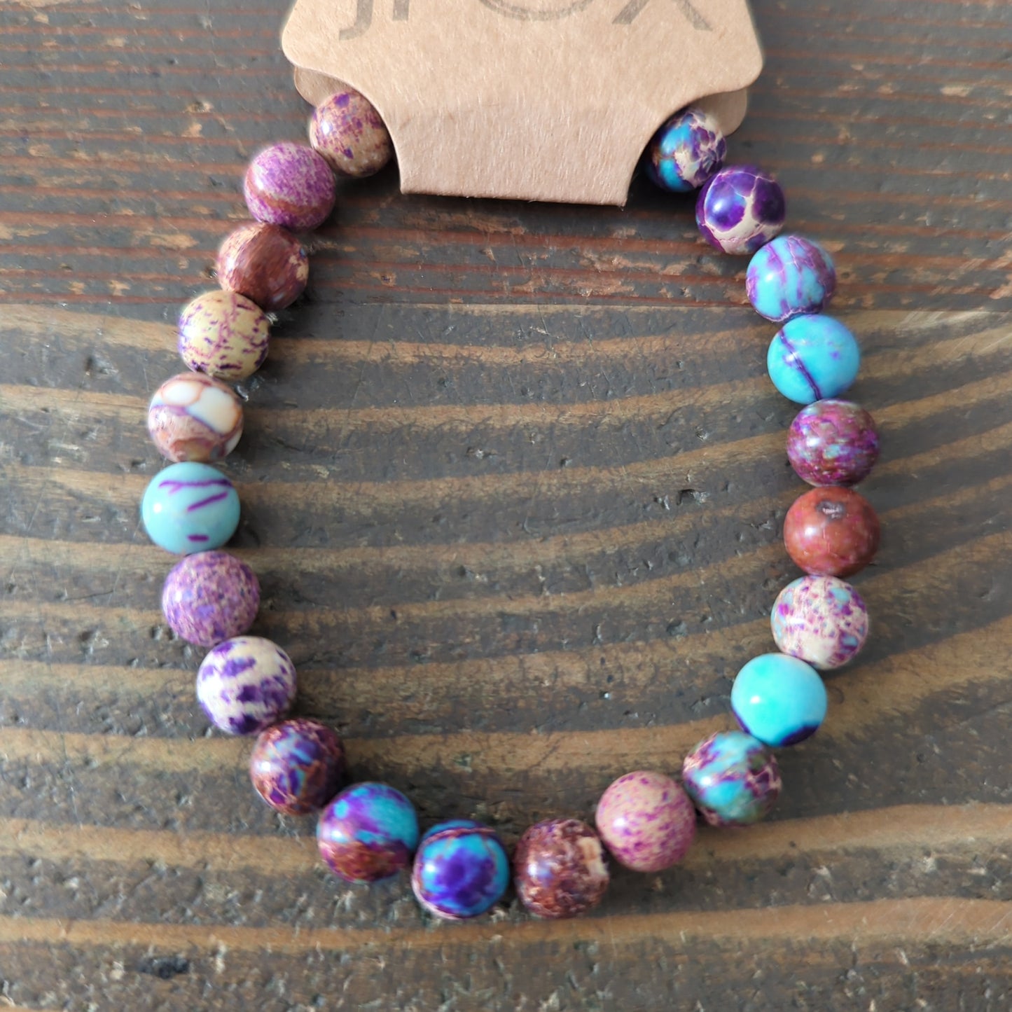 Purple Imperial Jasper Bracelets (Various Sizes Available)