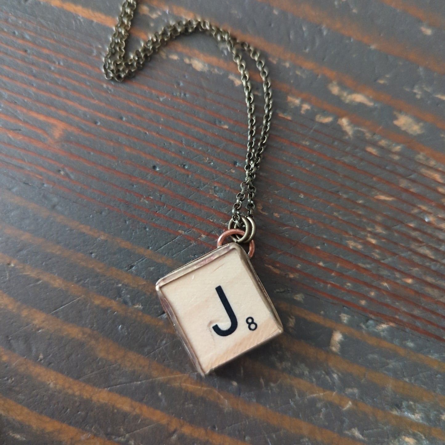 Scrabble Letter Brass (Light Brown Natural) (MTO)