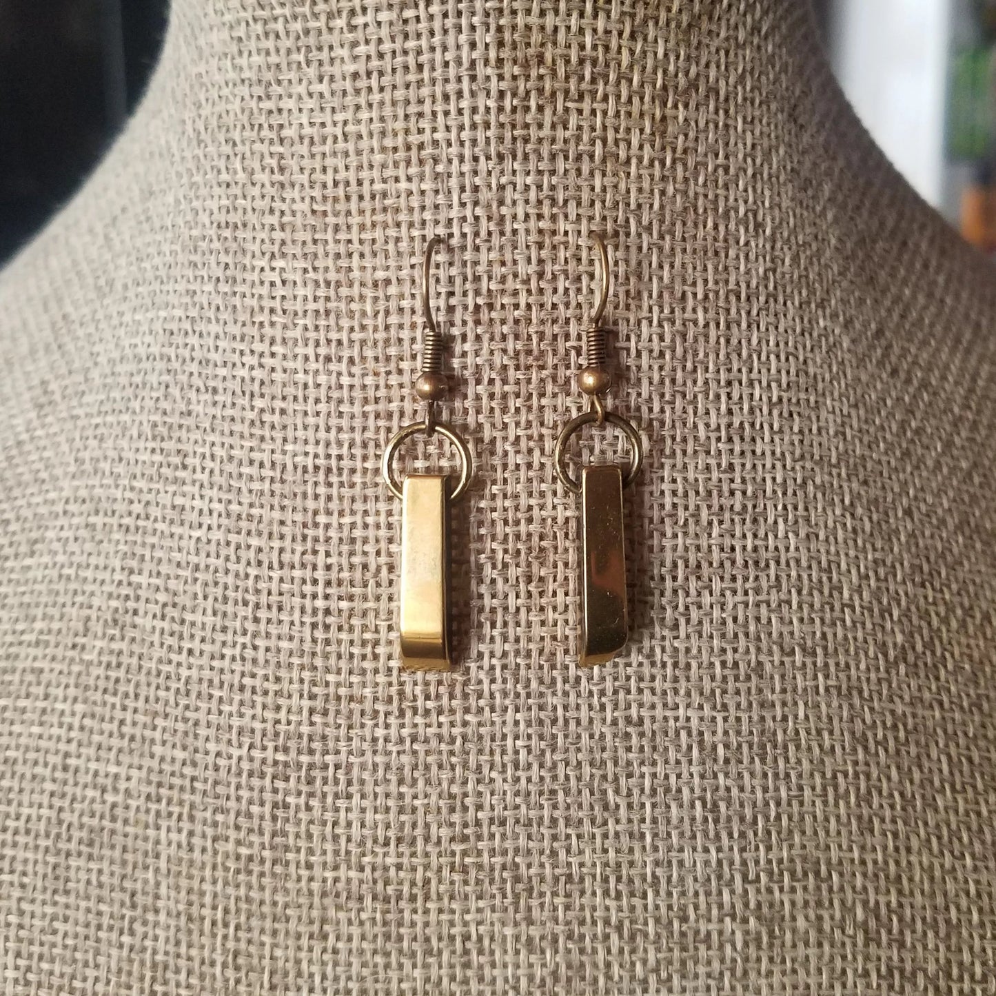 Pendientes de hematita (varios colores disponibles)