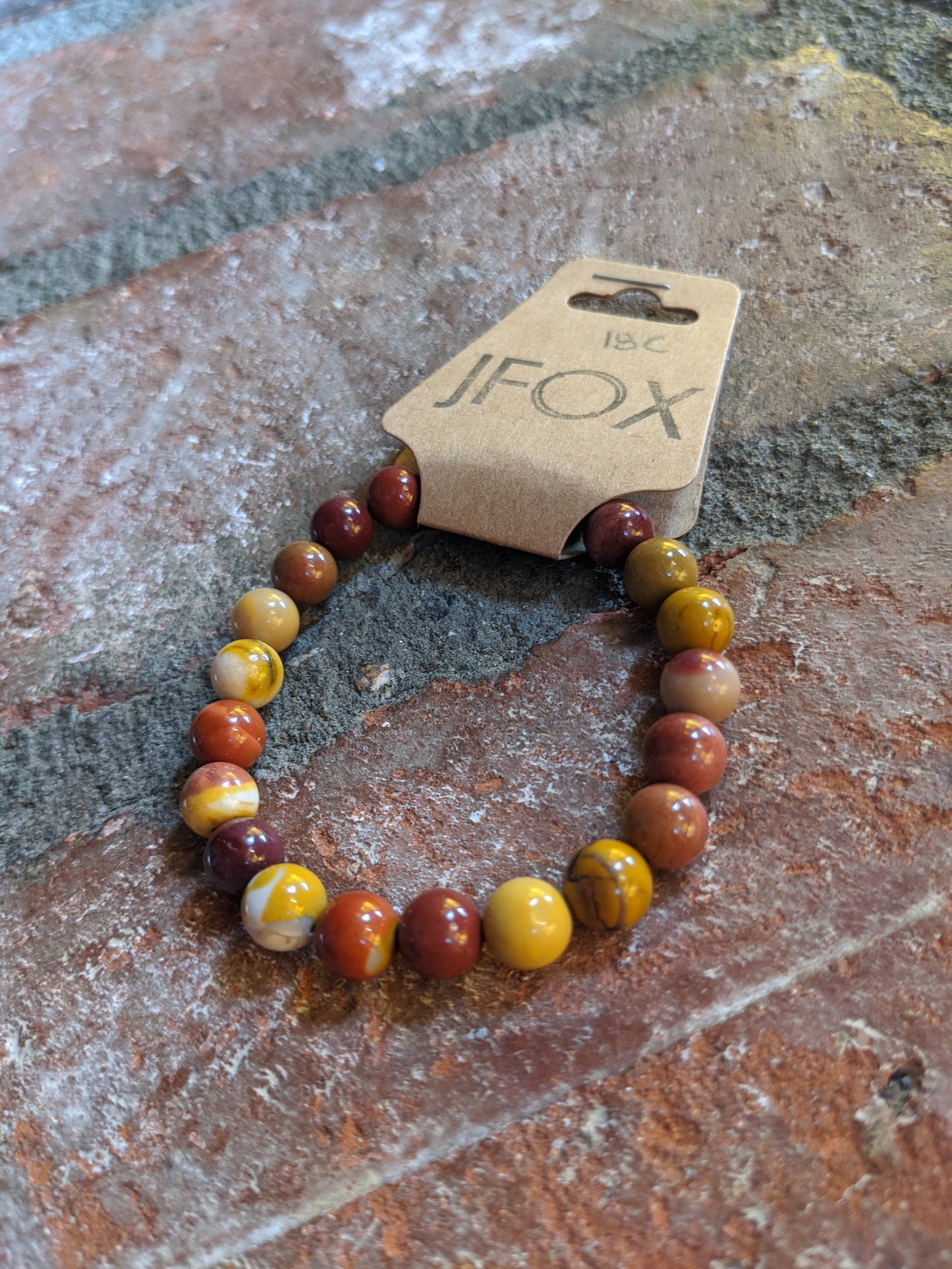 Pulsera de jaspe mokaíta (varios tamaños disponibles) *Estilo retirado*