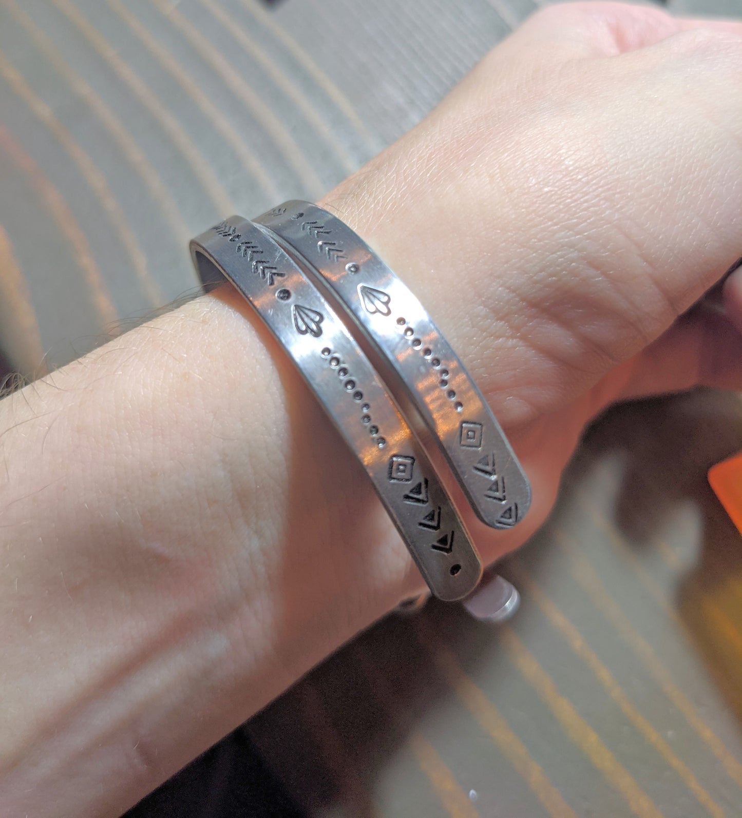Handstamped Desert Sun Collection Limited Edition Cuff (Made To Order)