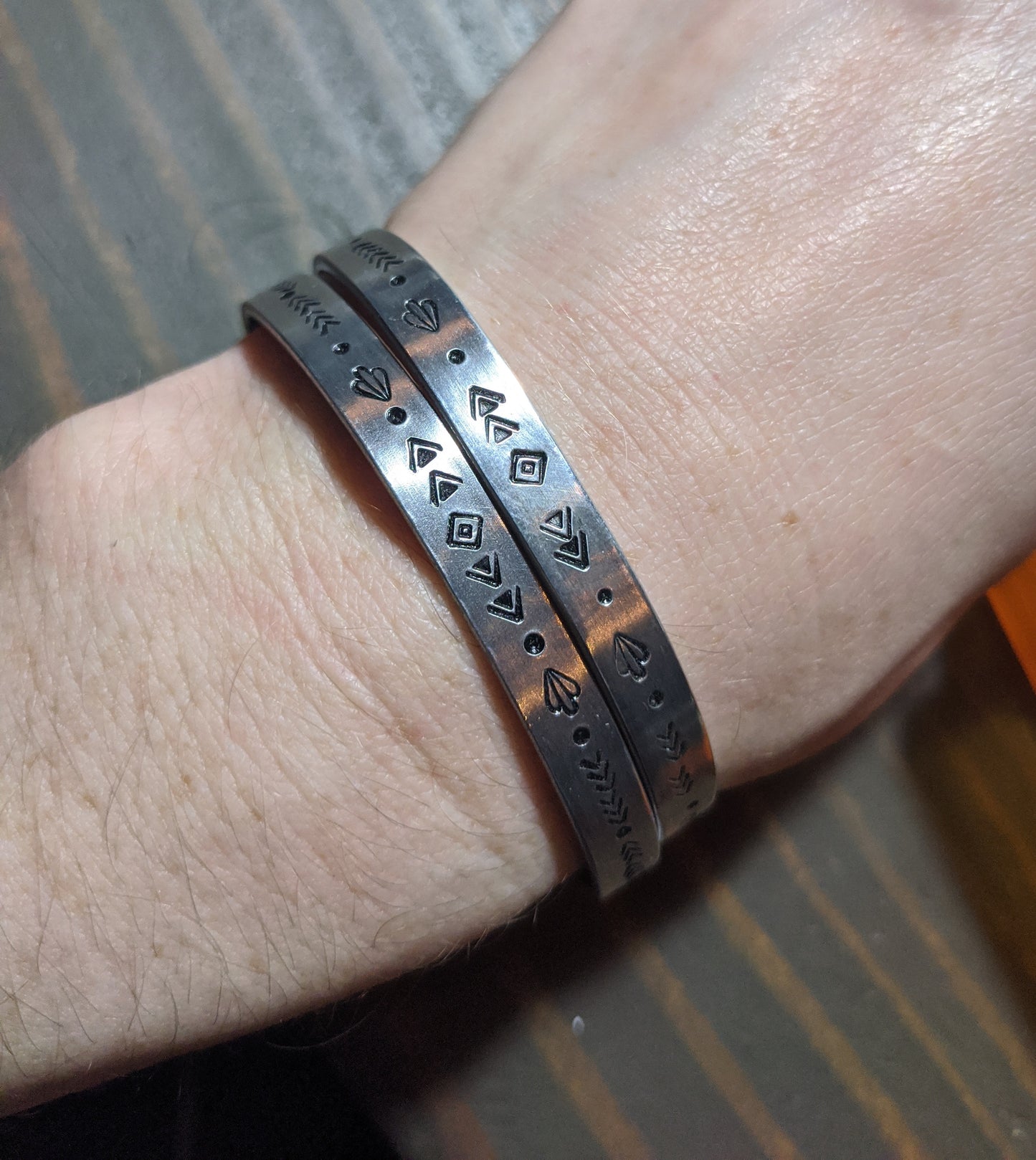 Handstamped Desert Sun Collection Limited Edition Cuff (Made To Order)