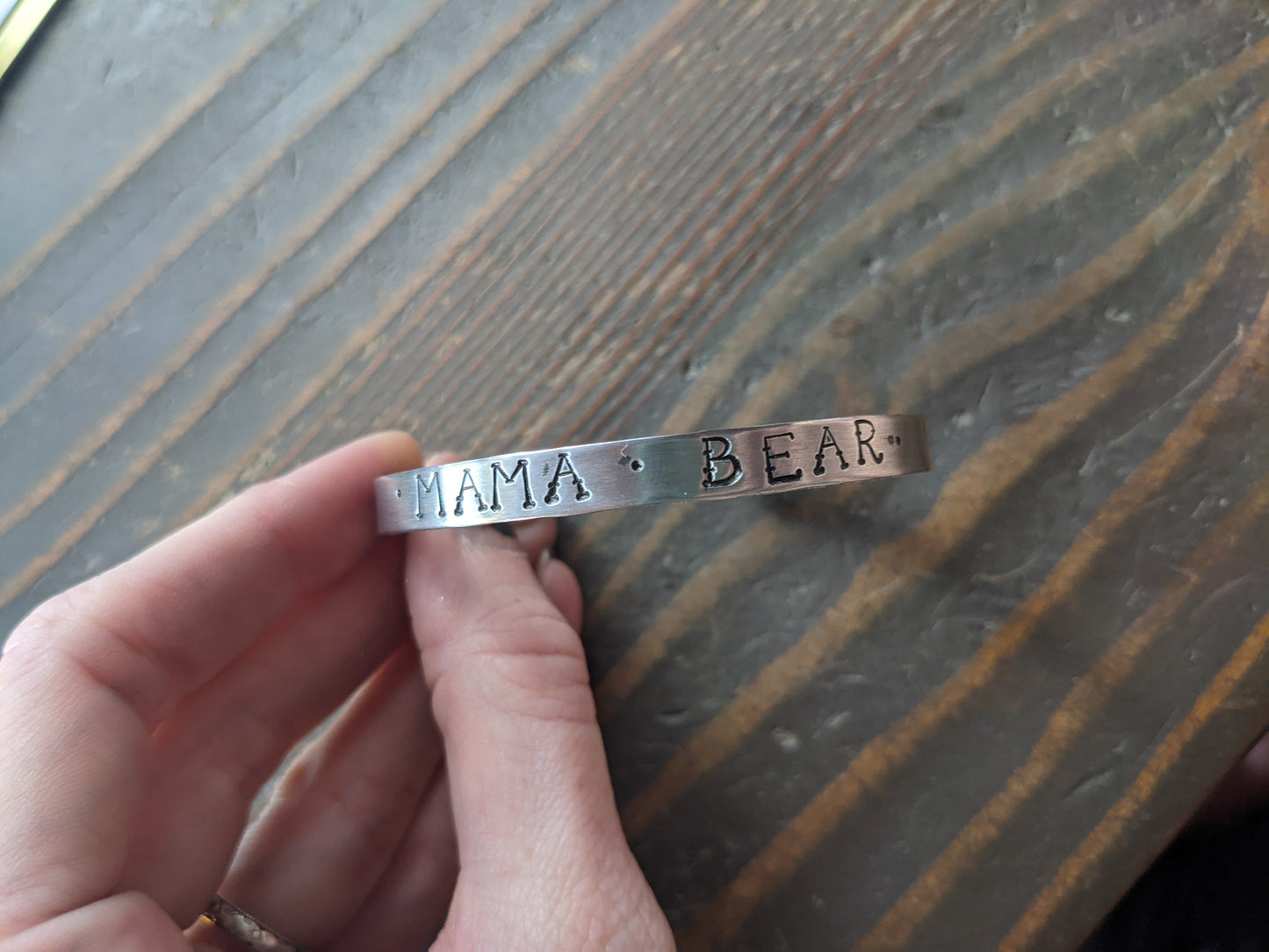 Hand Stamped Cuff (Various Designs Available)