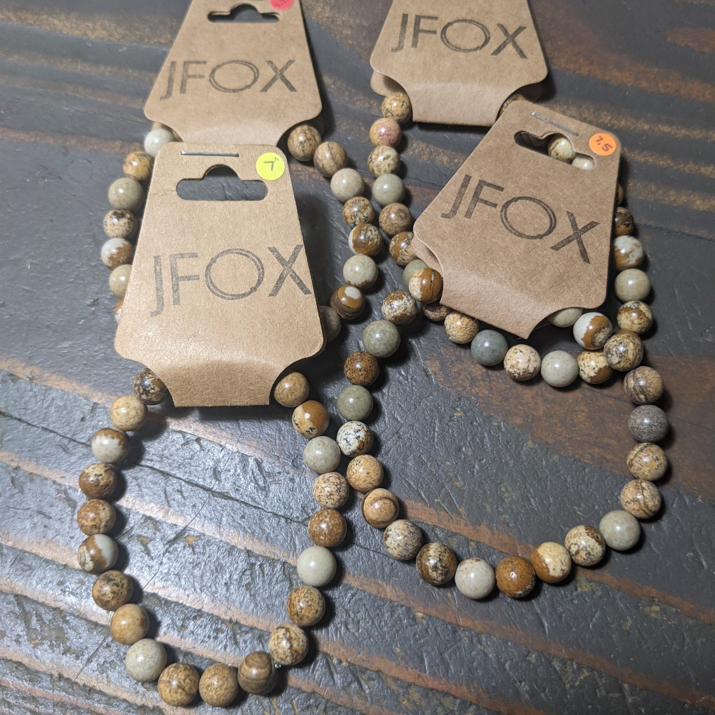 Pulsera de jaspe con imagen (varios tamaños disponibles) *Estilo retirado*
