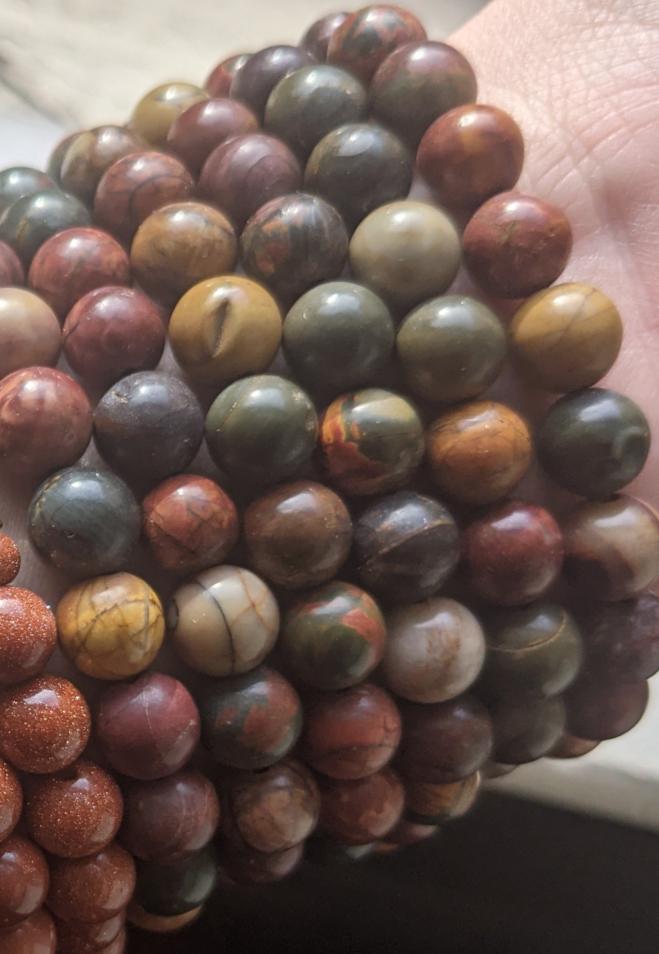 Picasso Jasper Bracelet (Various Sizes Available)