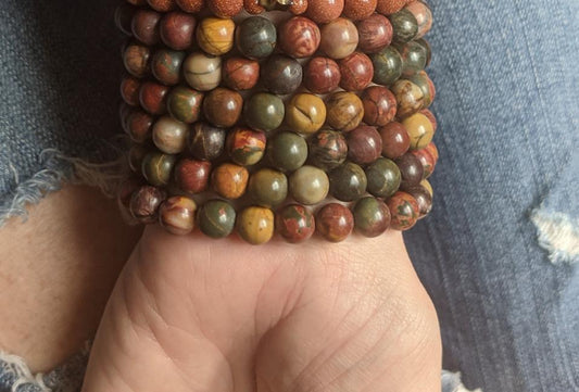 Picasso Jasper Bracelet (Various Sizes Available) *Retired Style*