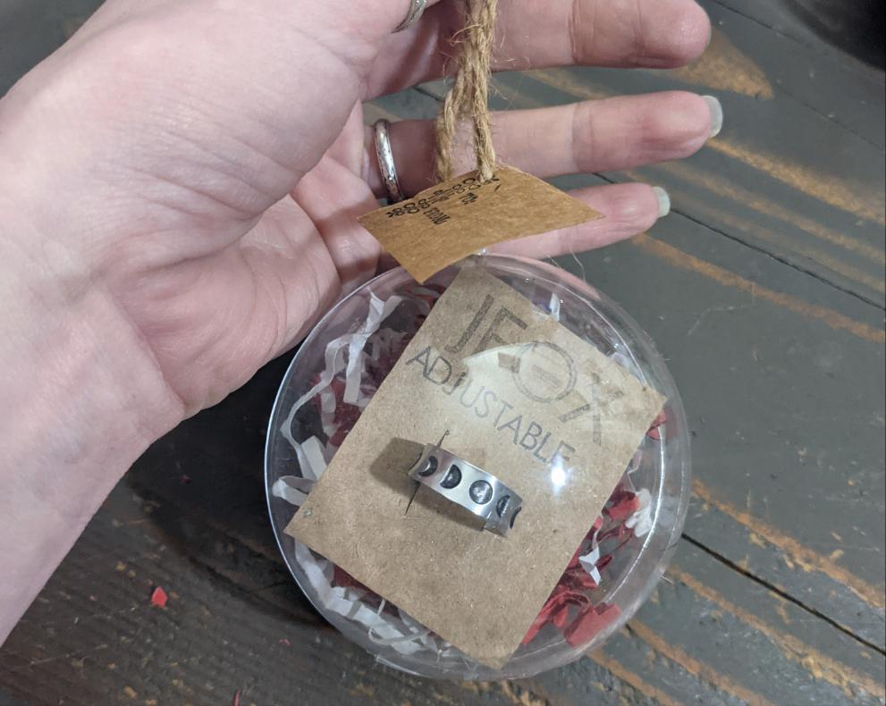 Anillo de fase lunar ajustable, adorno de regalo