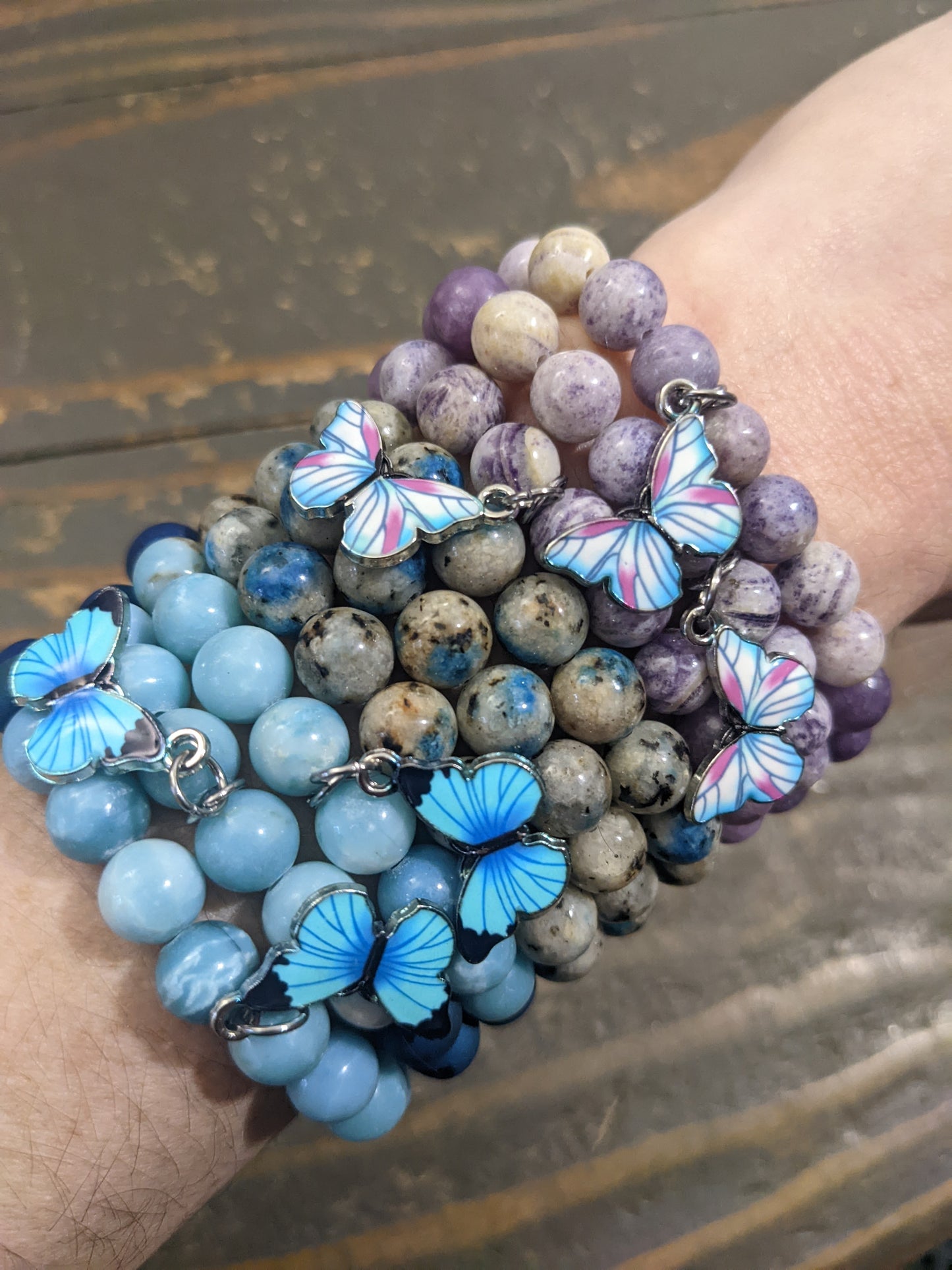 Pulsera de jaspe K2 (varios tamaños disponibles)