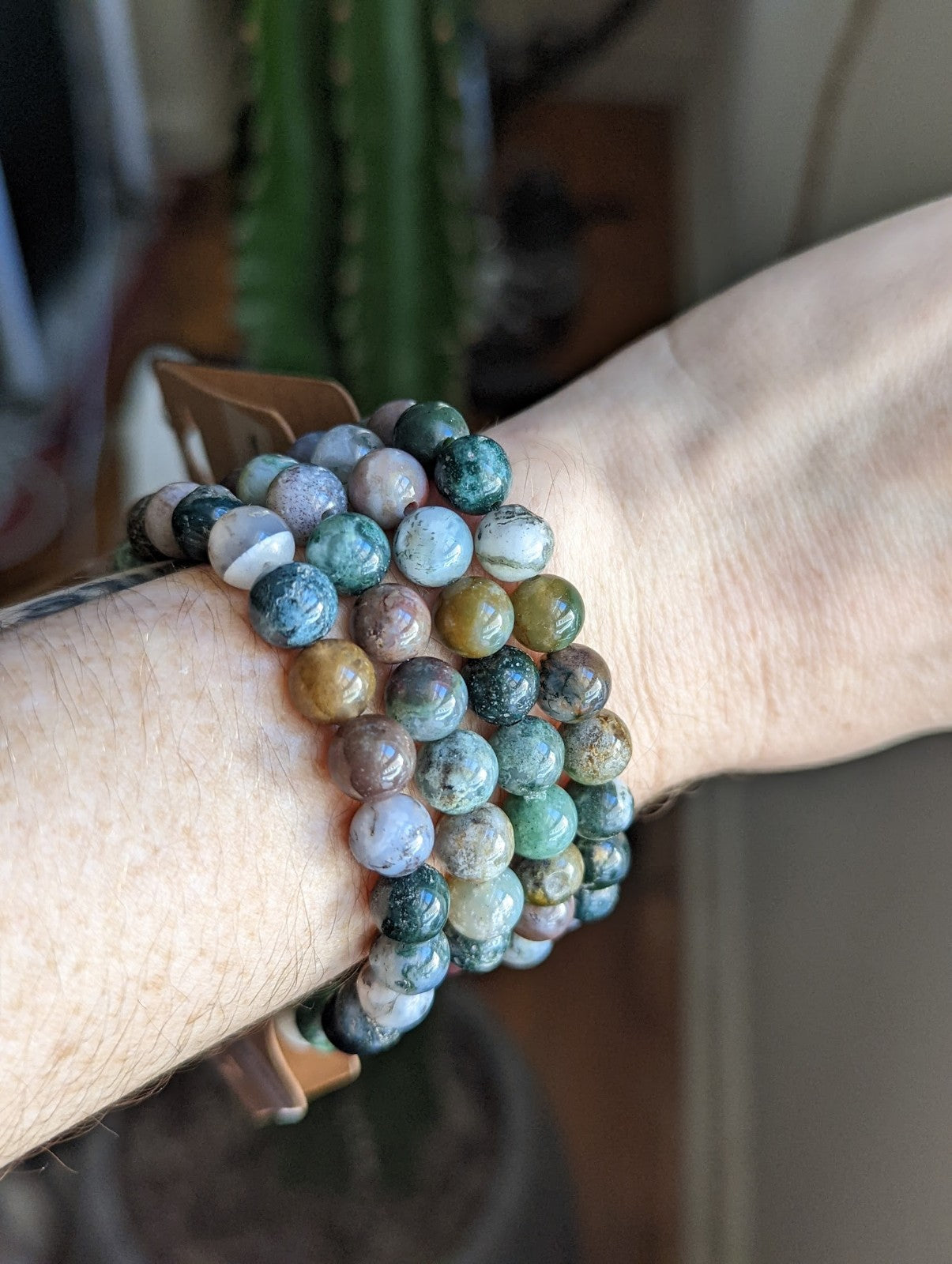 Indian Agate Bracelet (Various Sizes Available) *Retired Style*