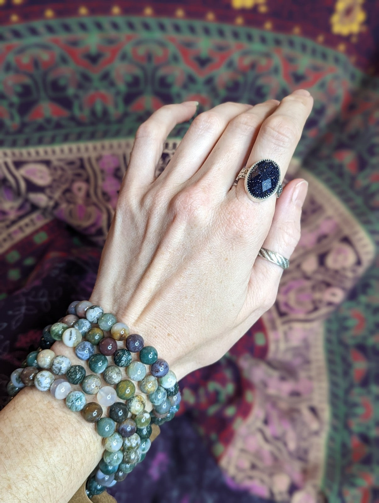 Indian Agate Bracelet (Various Sizes Available) *Retired Style*