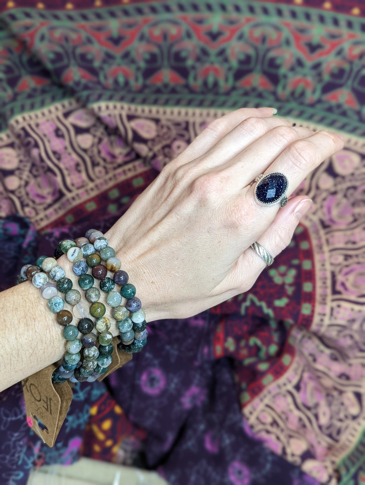 Indian Agate Bracelet (Various Sizes Available) *Retired Style*